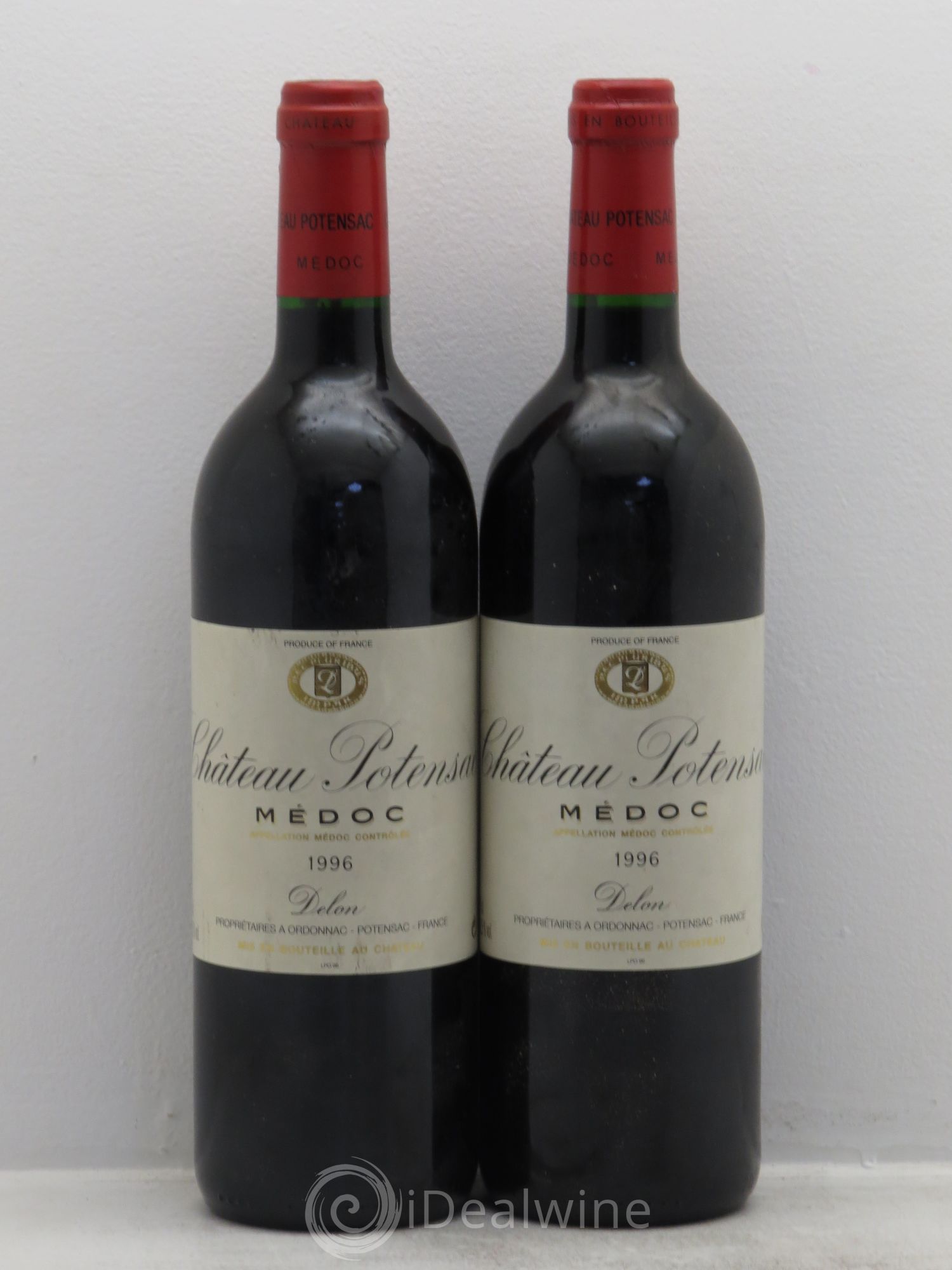 Château Potensac 1996 - Lot de 2 bouteilles - 0