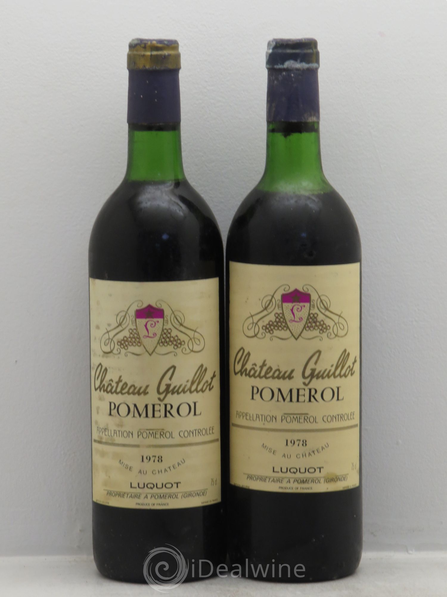Pomerol Guillot (sans prix de réserve) 1978 - Posten von 2 Flaschen - 0