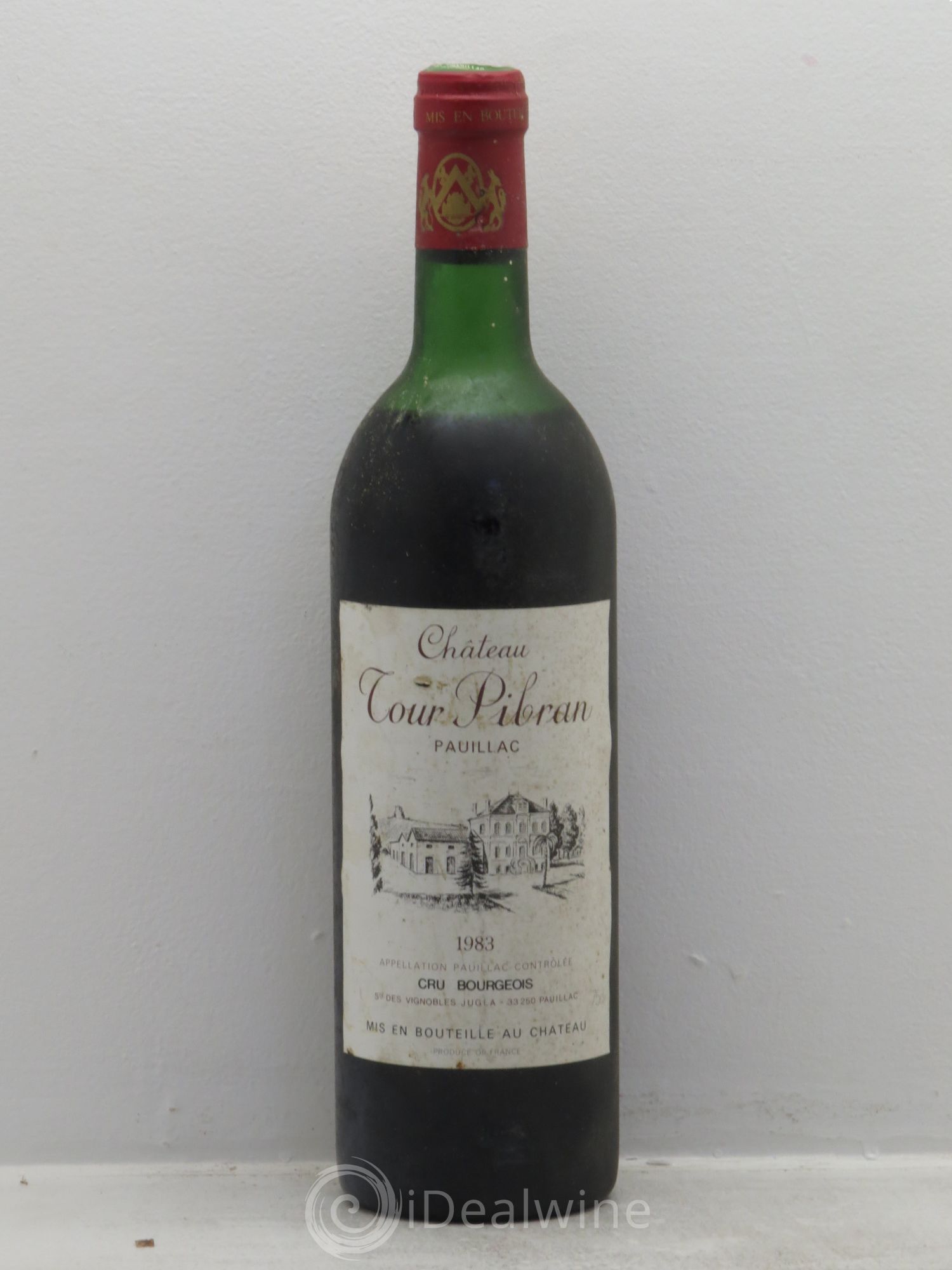 Château Tour Pibran Cru Bourgeois 1983 - Lot de 1 bouteille - 0