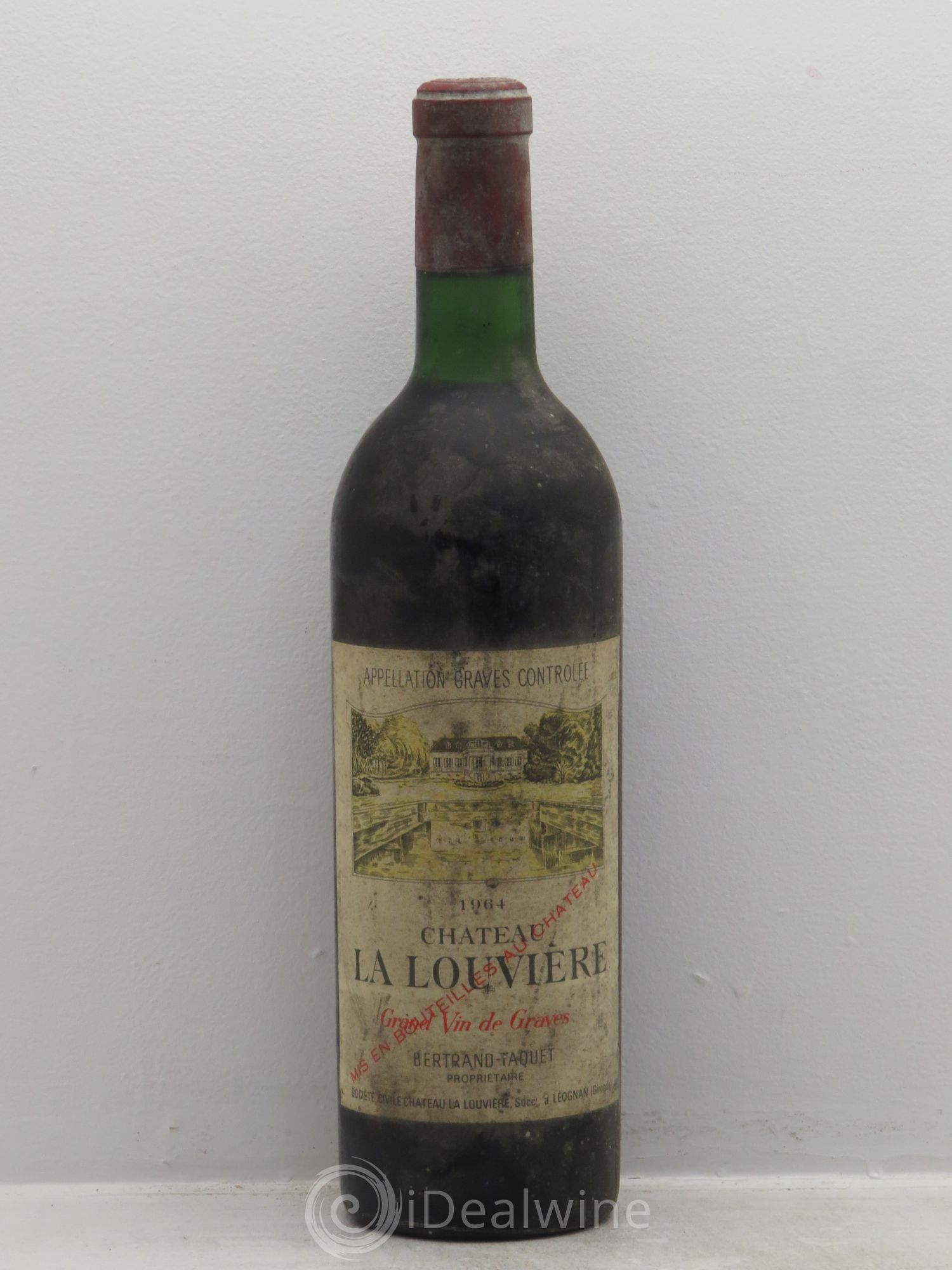 Château la Louvière 1964 - Lot de 1 bouteille - 0