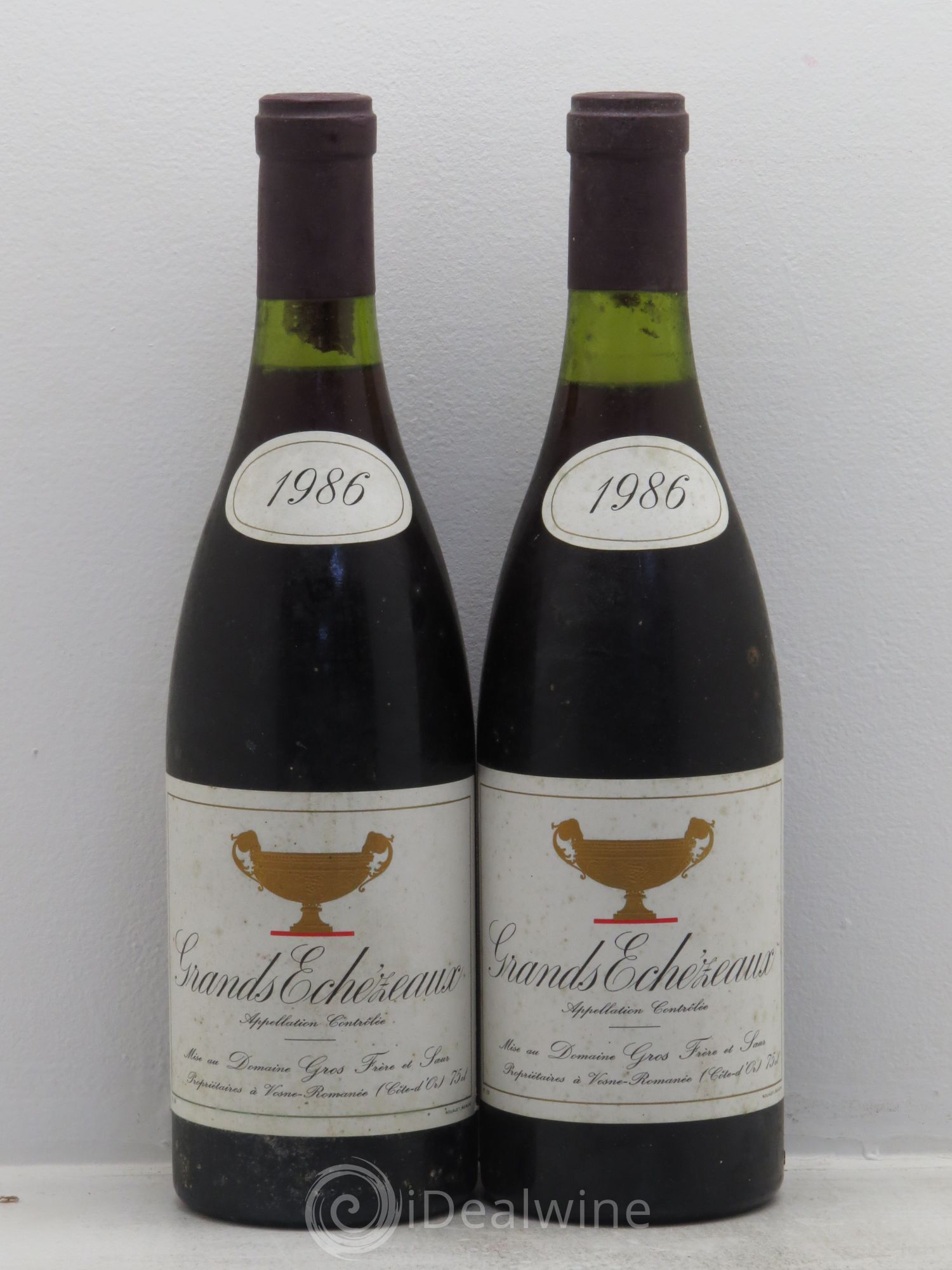 Grands-Echezeaux Grand Cru Gros Frère & Soeur 1986 - Lot de 2 bouteilles - 0
