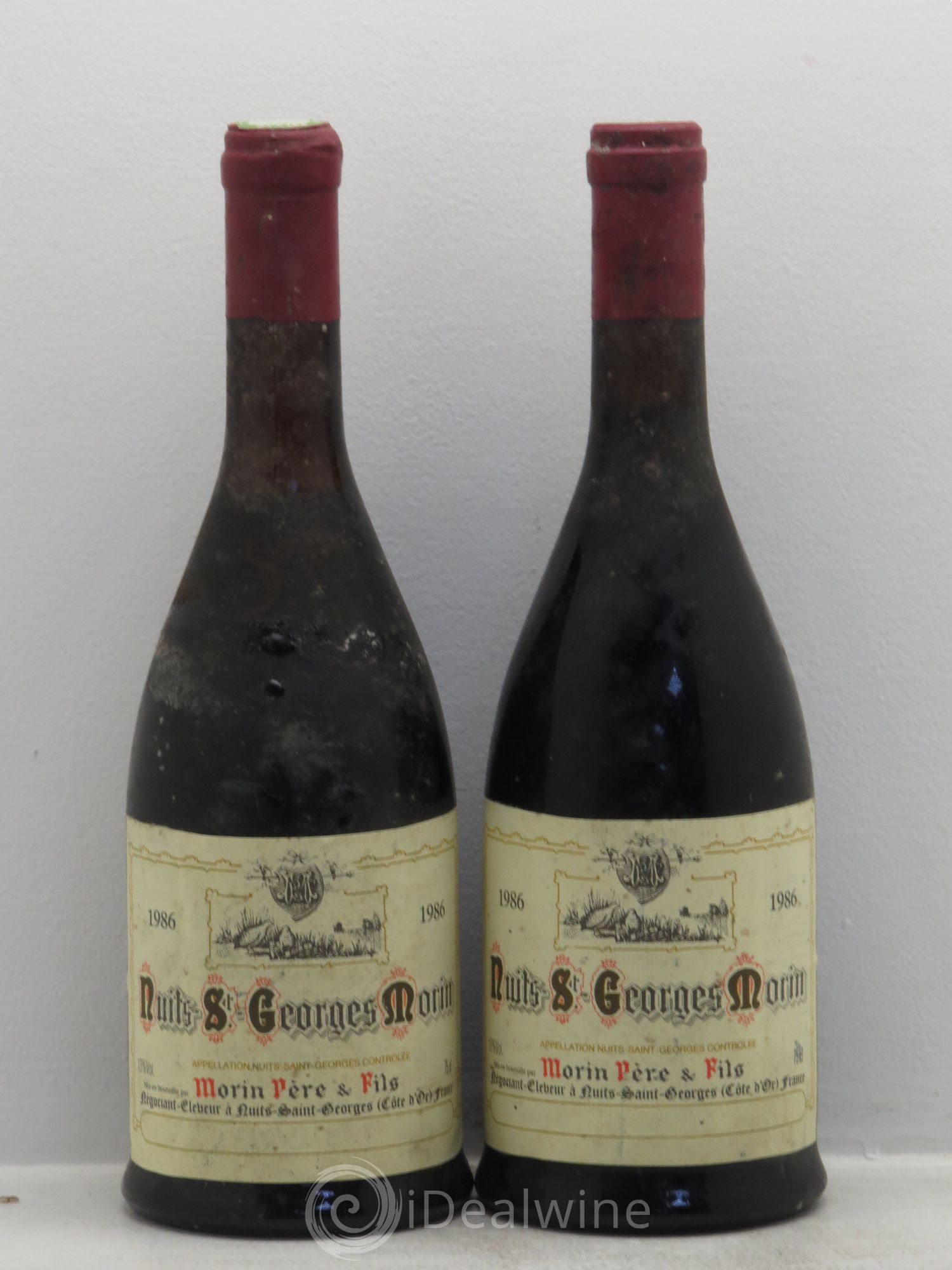 Nuits-Saint-Georges Morin père et fils 1986 - Posten von 2 Flaschen - 0