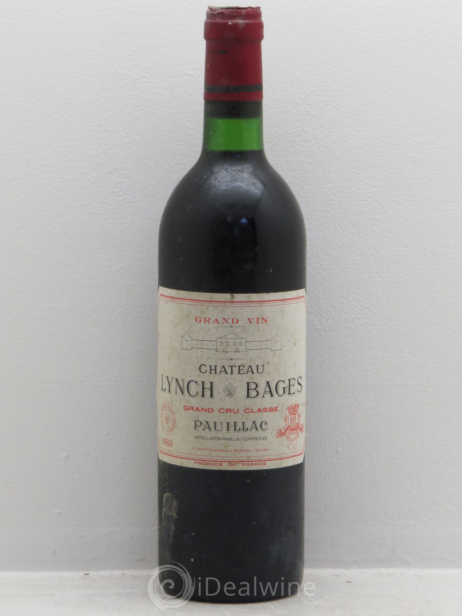 Château Lynch Bages 5ème Grand Cru Classé 1980 - Lot de 1 bouteille - 0