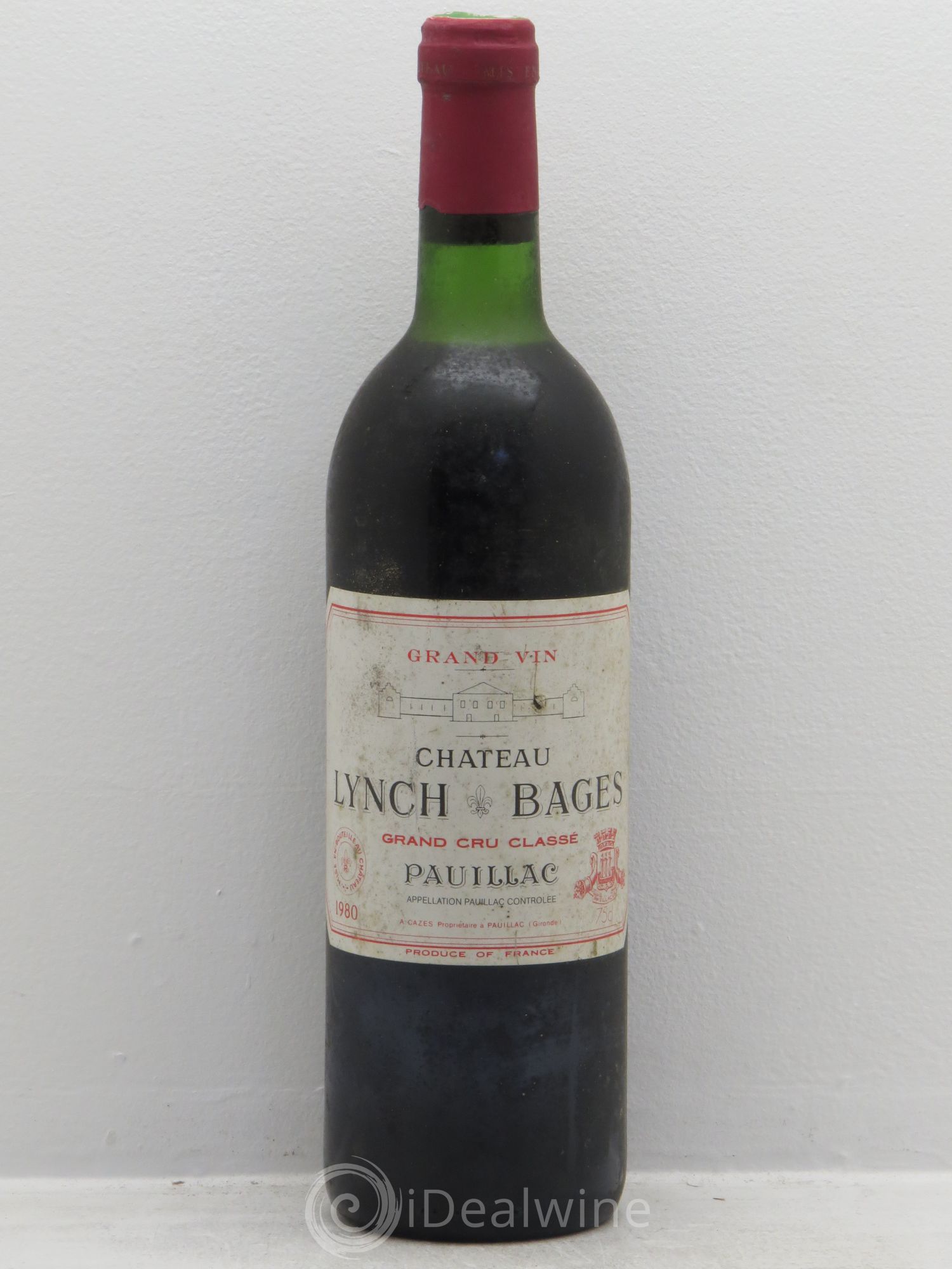 Château Lynch Bages 5ème Grand Cru Classé 1980 - Lot de 1 bouteille - 0
