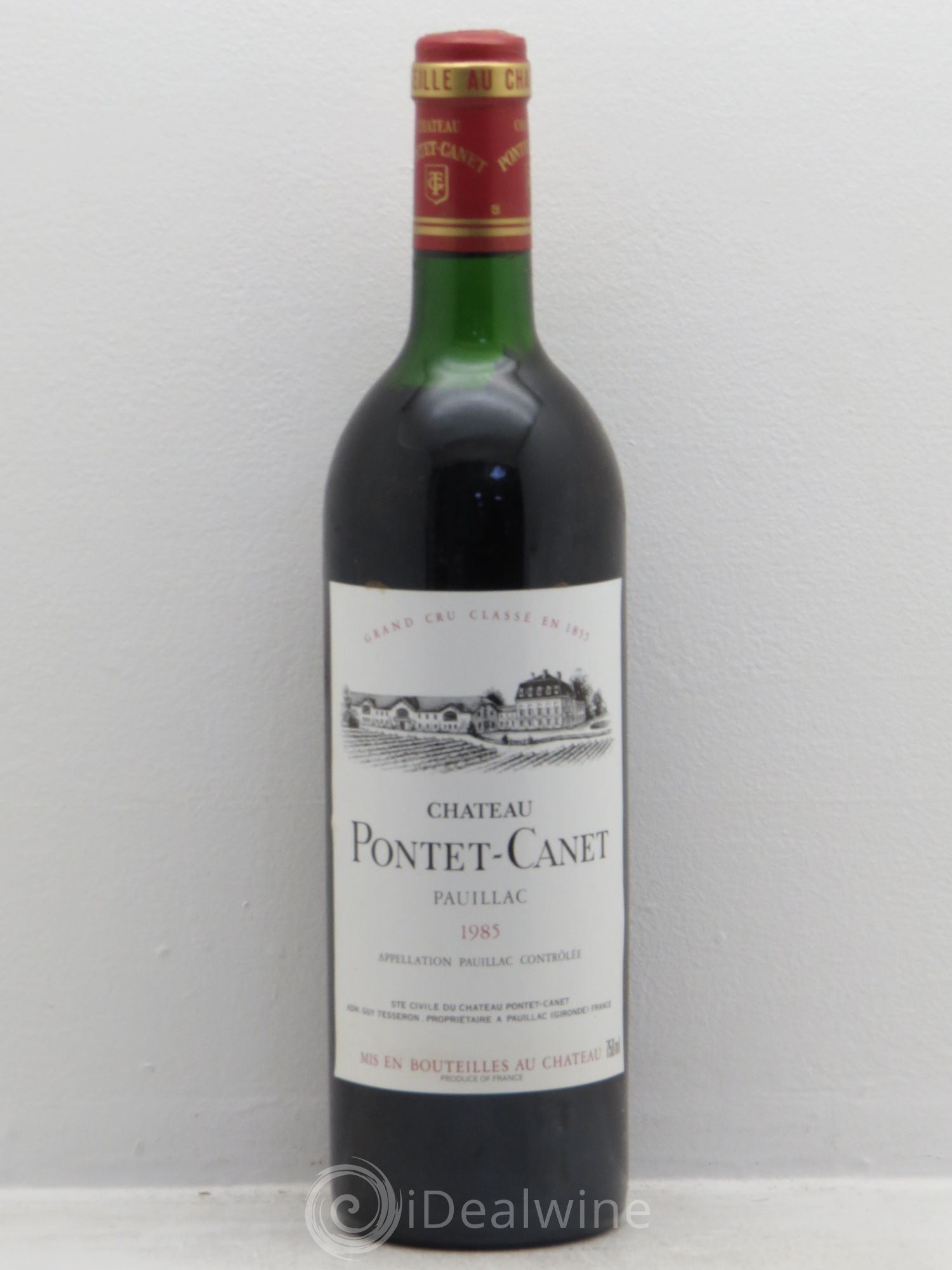 Château Pontet Canet 5ème Grand Cru Classé 1985 - Lot de 12 bouteilles - 0