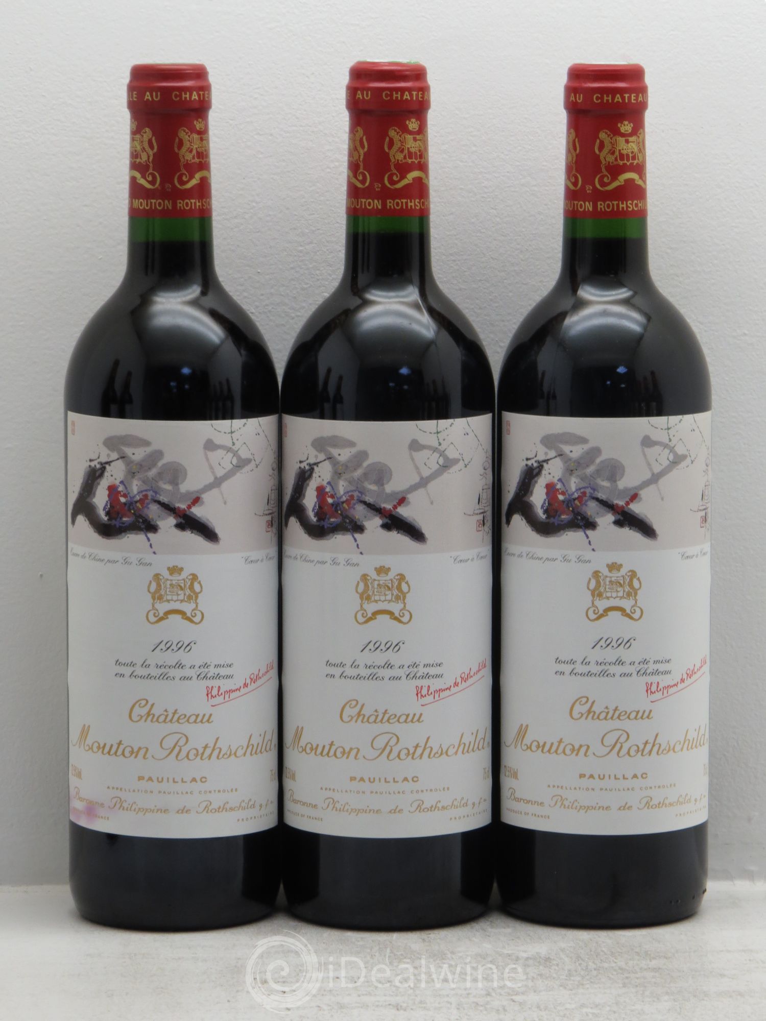 Château Mouton Rothschild 1er Grand Cru Classé 1996 - Lot de 12 bouteilles - 2