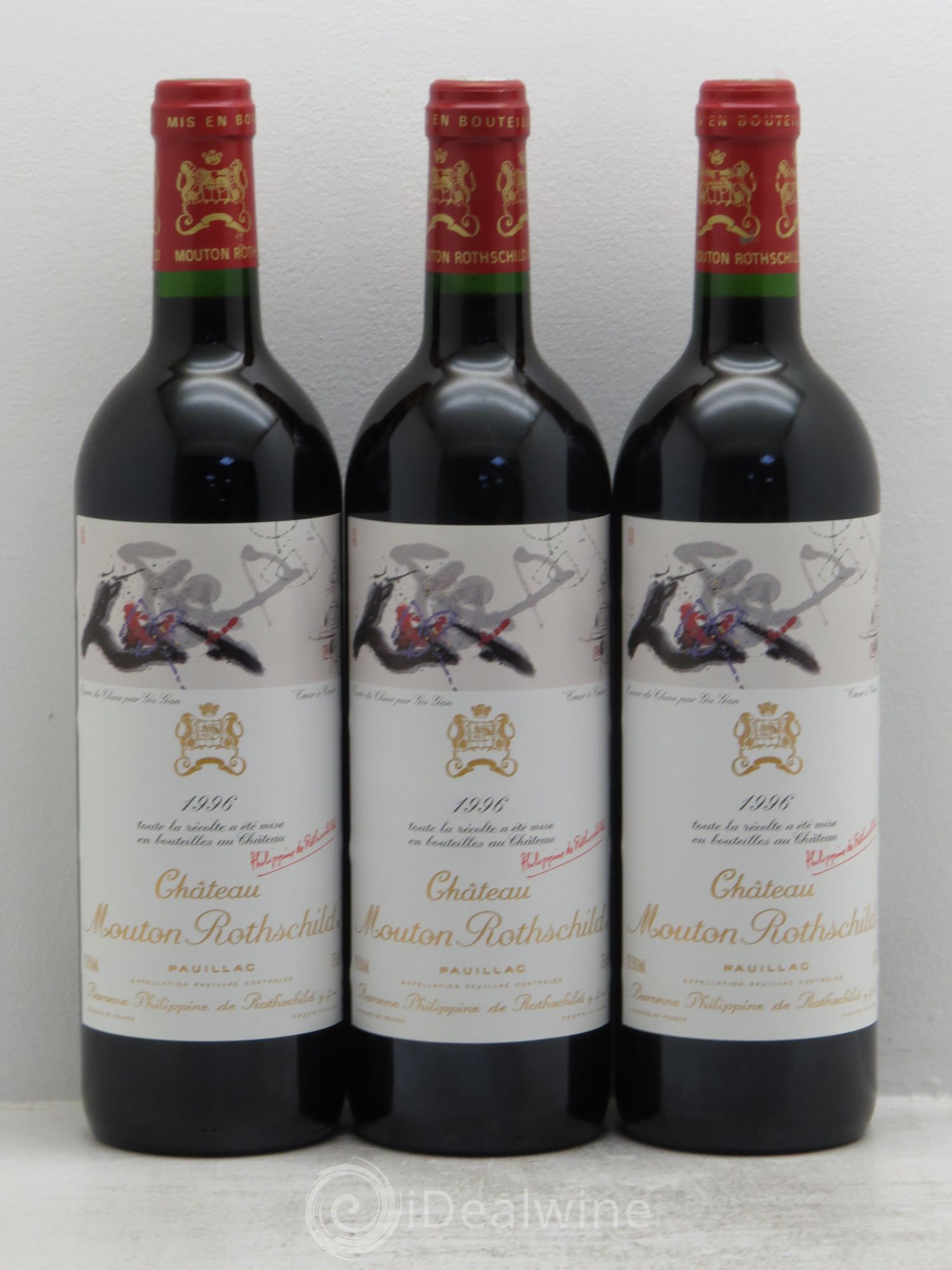 Château Mouton Rothschild 1er Grand Cru Classé 1996 - Lot de 12 bouteilles - 4