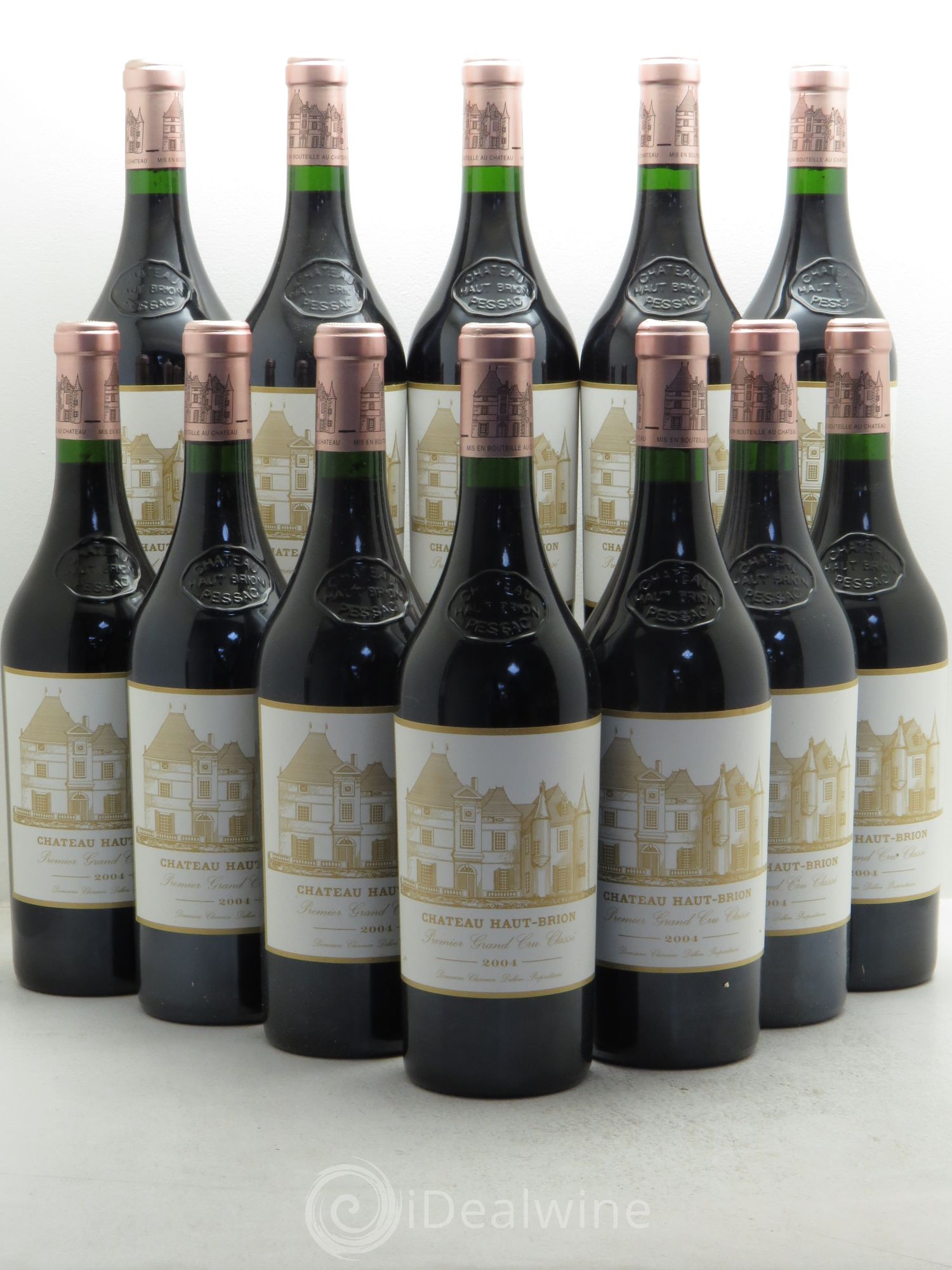 Château Haut Brion 1er Grand Cru Classé 2004 - Lot de 12 bouteilles - 0