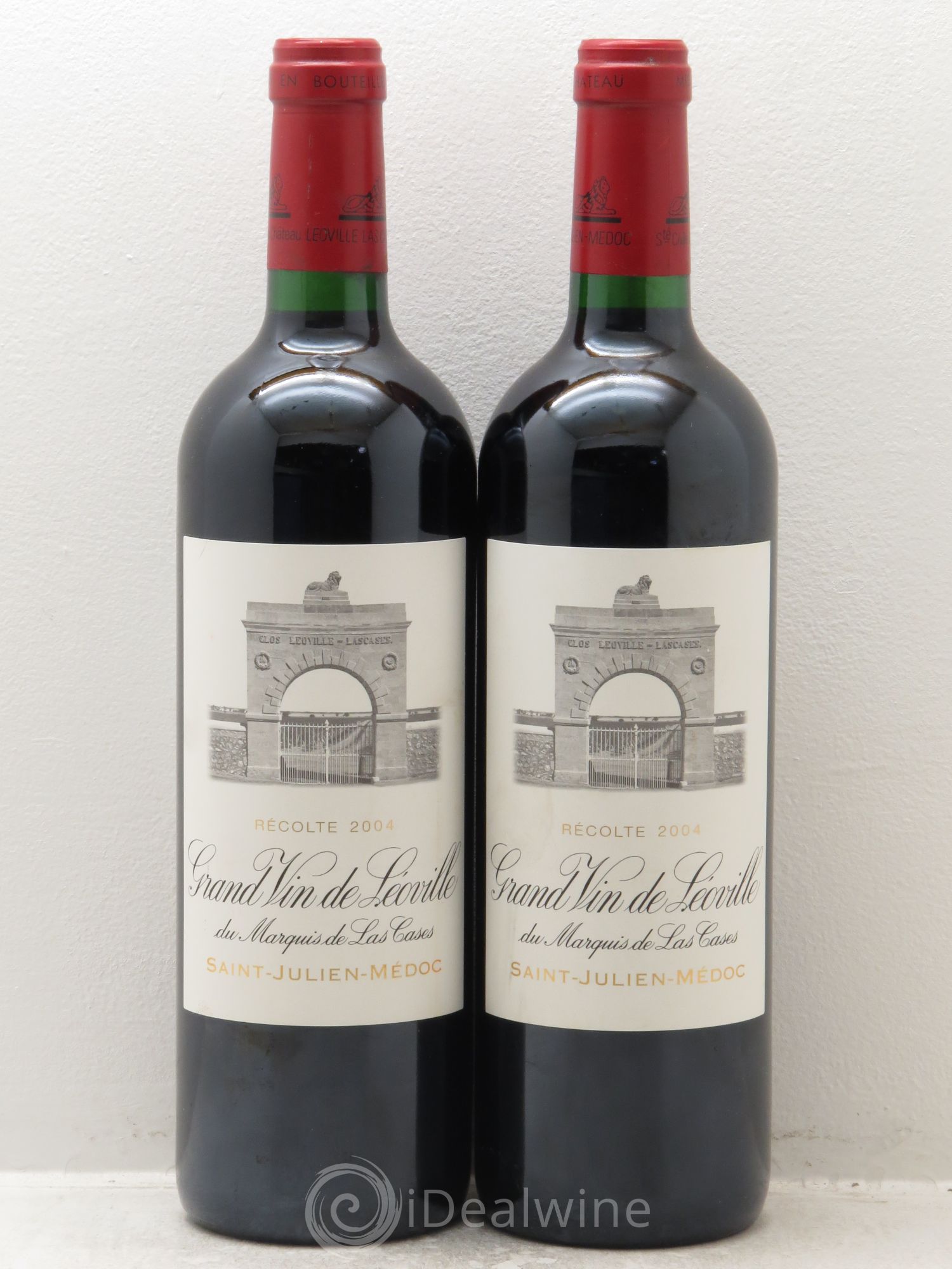 Château Léoville Las Cases 2ème Grand Cru Classé 2004 - Lot de 2 bouteilles - 0