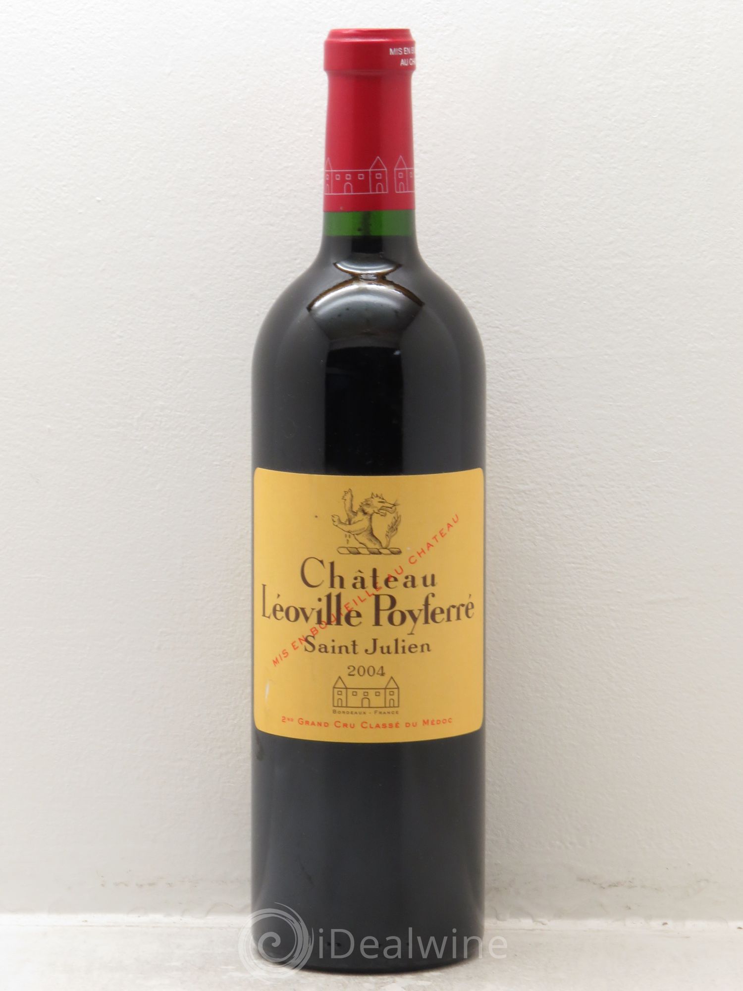 Château Léoville Poyferré 2ème Grand Cru Classé 2004 - Lot de 1 bouteille - 0