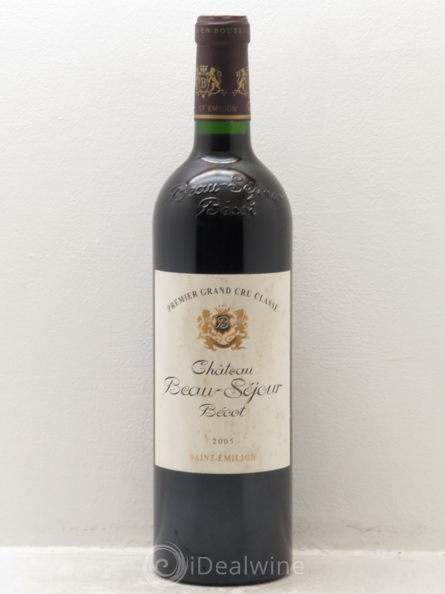 Château Beau-Séjour Bécot 1er Grand Cru Classé B 2005 - Lot de 1 bouteille - 0