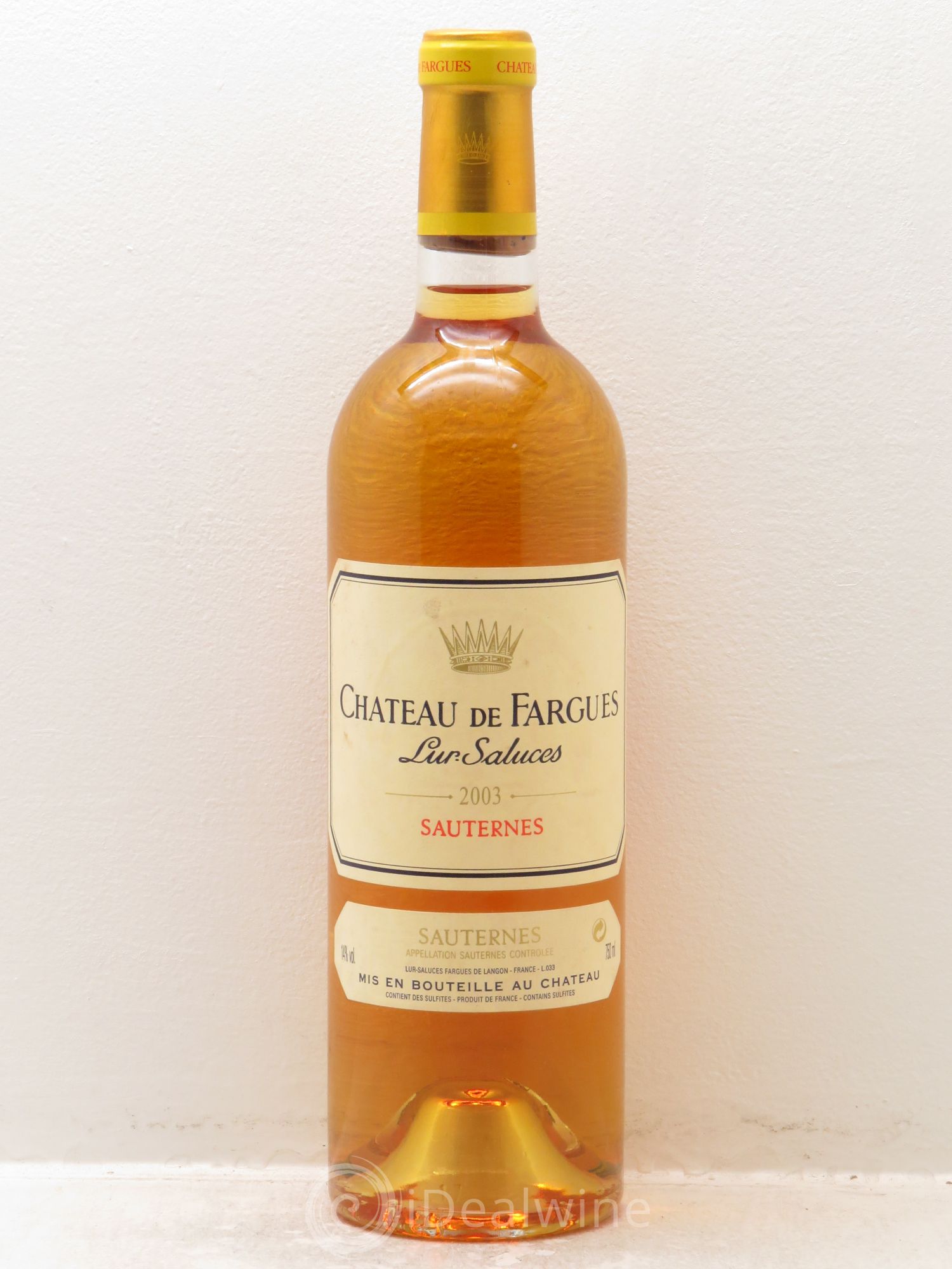 Château de Fargues 2003 - Lotto di 1 bottiglia - 0