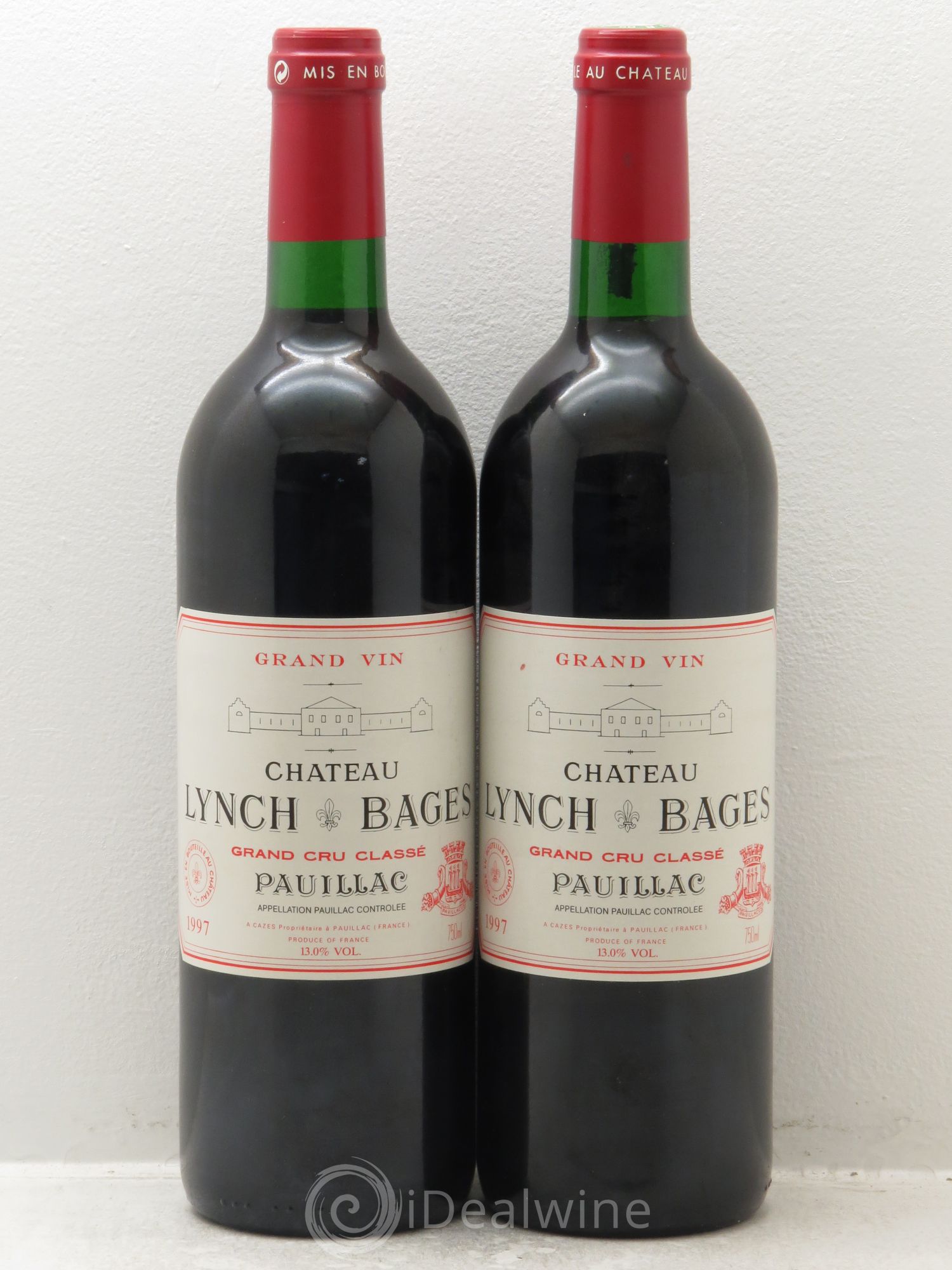Château Lynch Bages 5ème Grand Cru Classé 1997 - Lot de 2 bouteilles - 0