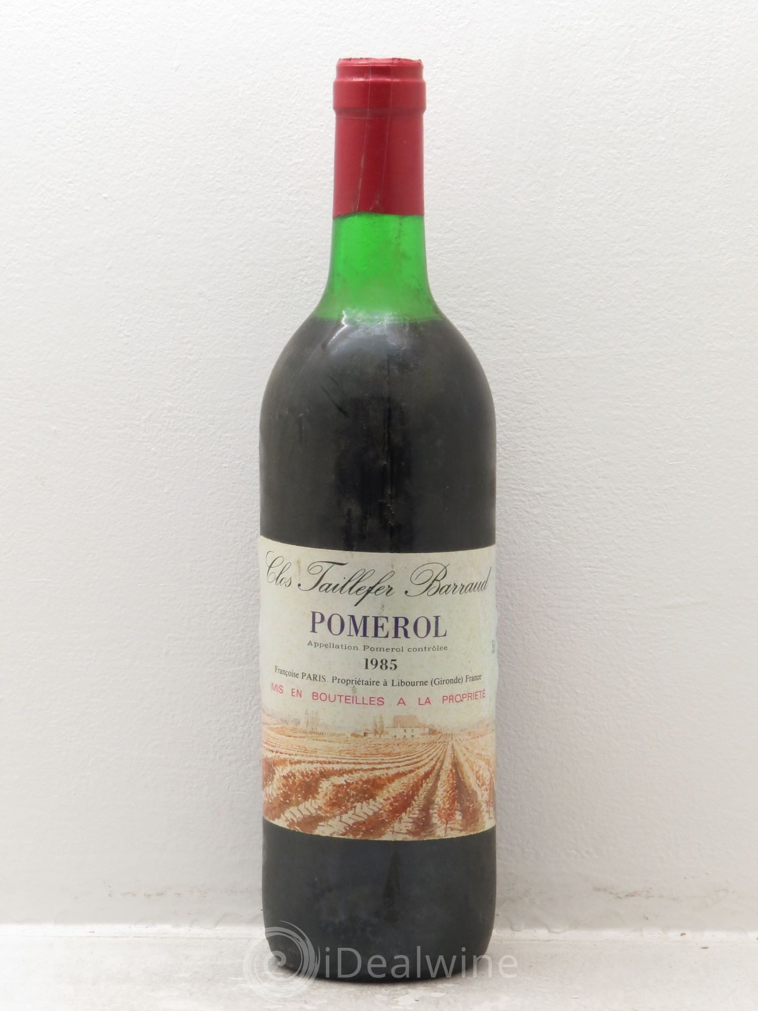 Pomerol Clos Taillefer Barraud 1985 - Posten von 1 Flasche - 0