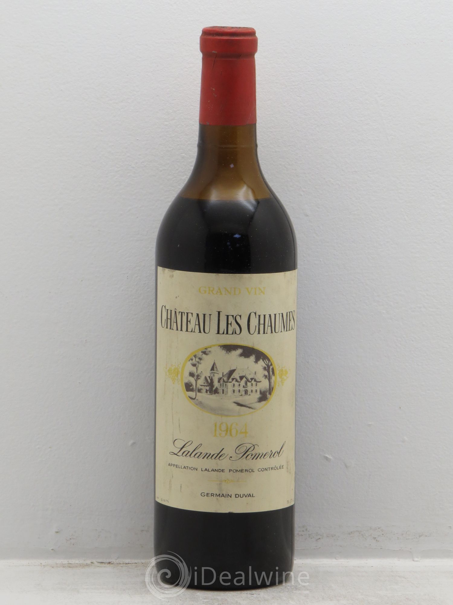 Bordeaux Château Les Chaumes - Lalande de Pomerol (sans prix de réserve) 1964 - Posten von 1 Flasche - 0
