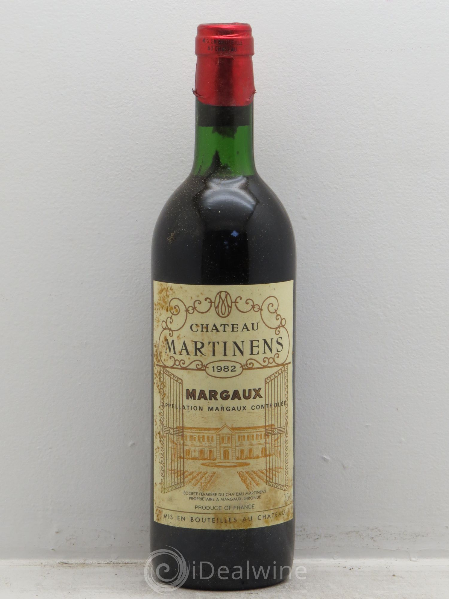 Château Martinens Cru Bourgeois 1982 - Lot de 6 bouteilles - 0