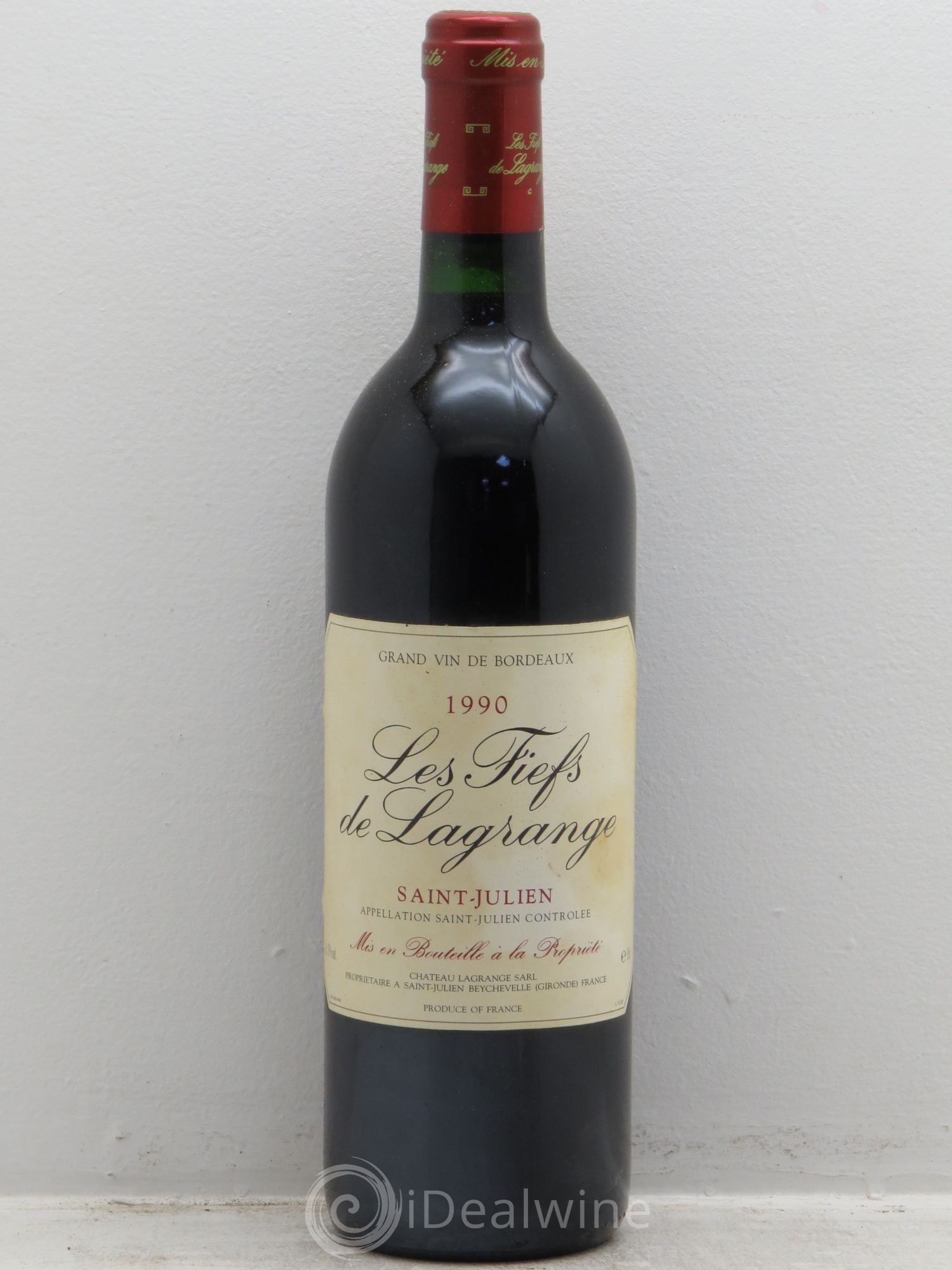 Les Fiefs de Lagrange Second Vin 1990 - Lot de 12 bouteilles - 0