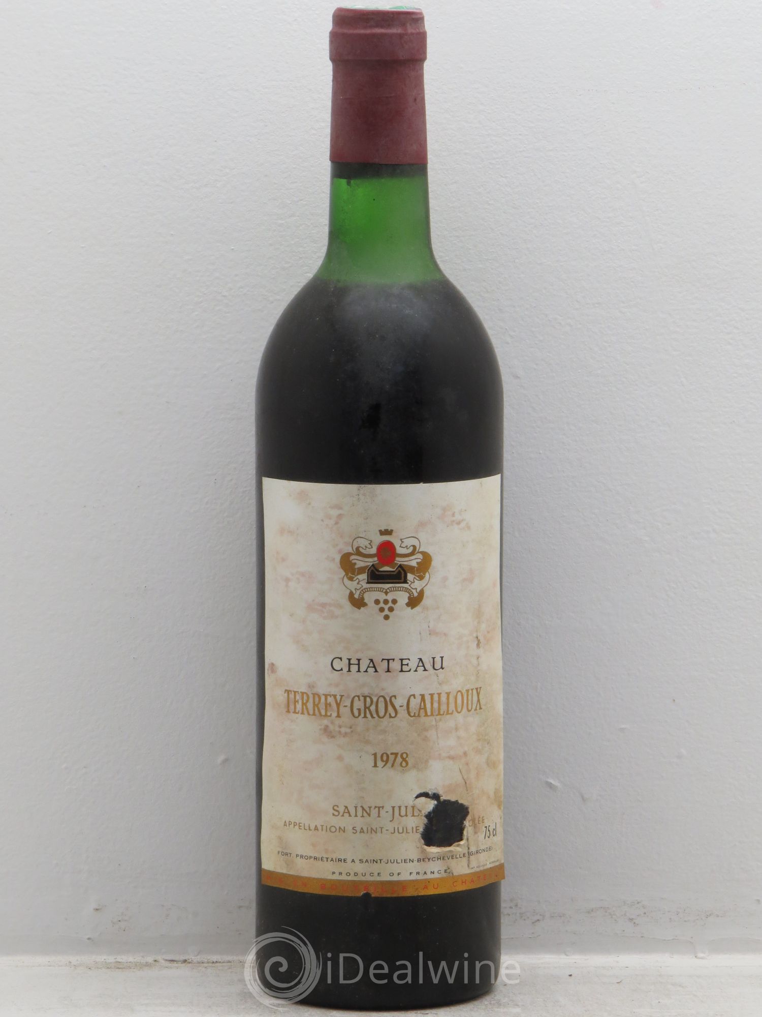 Château Terrey Gros Cailloux Cru Bourgeois 1978 - Lot de 6 bouteilles - 0