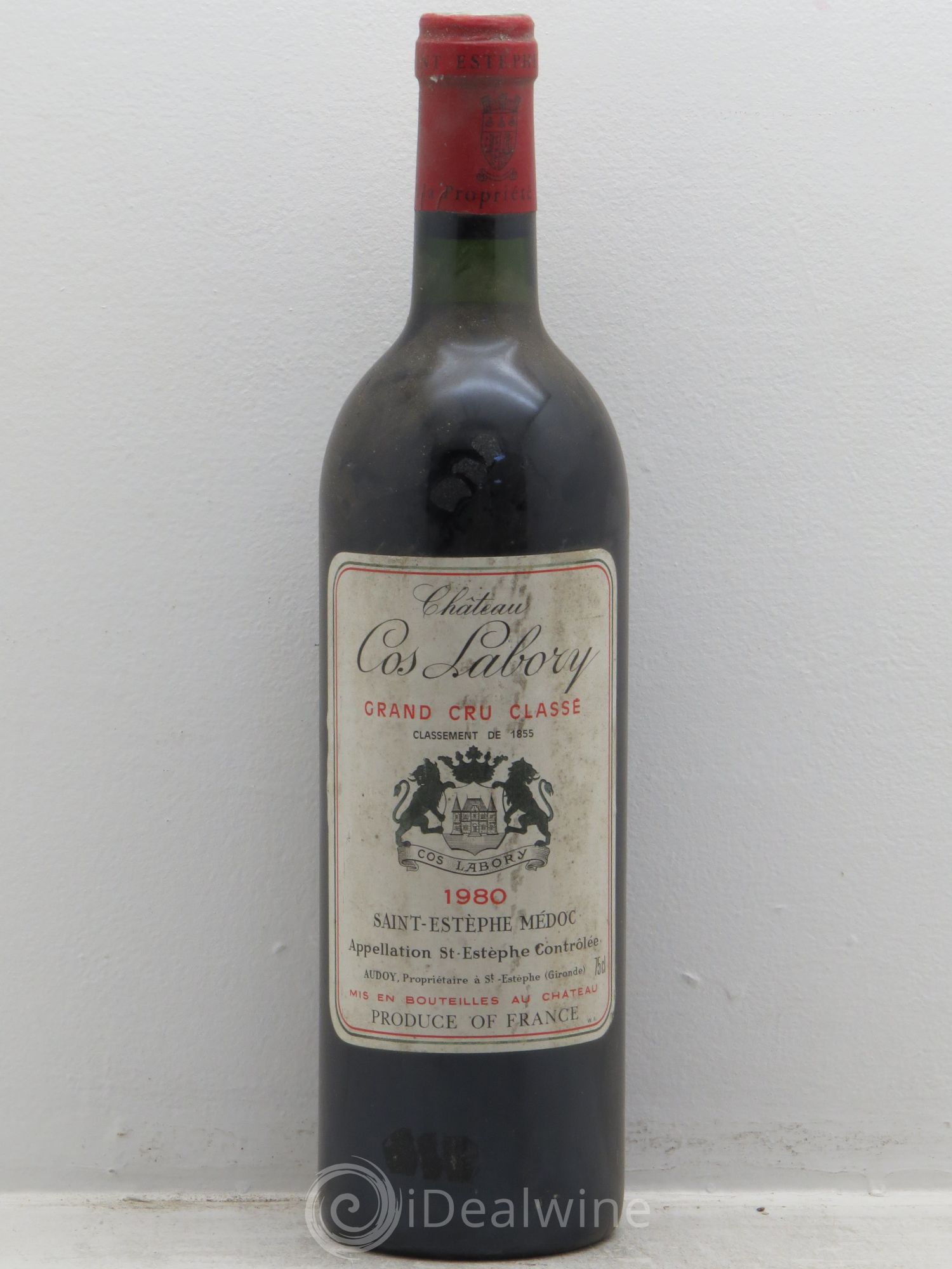 Château Cos Labory 5ème Grand Cru Classé 1980 - Lot de 1 bouteille - 0