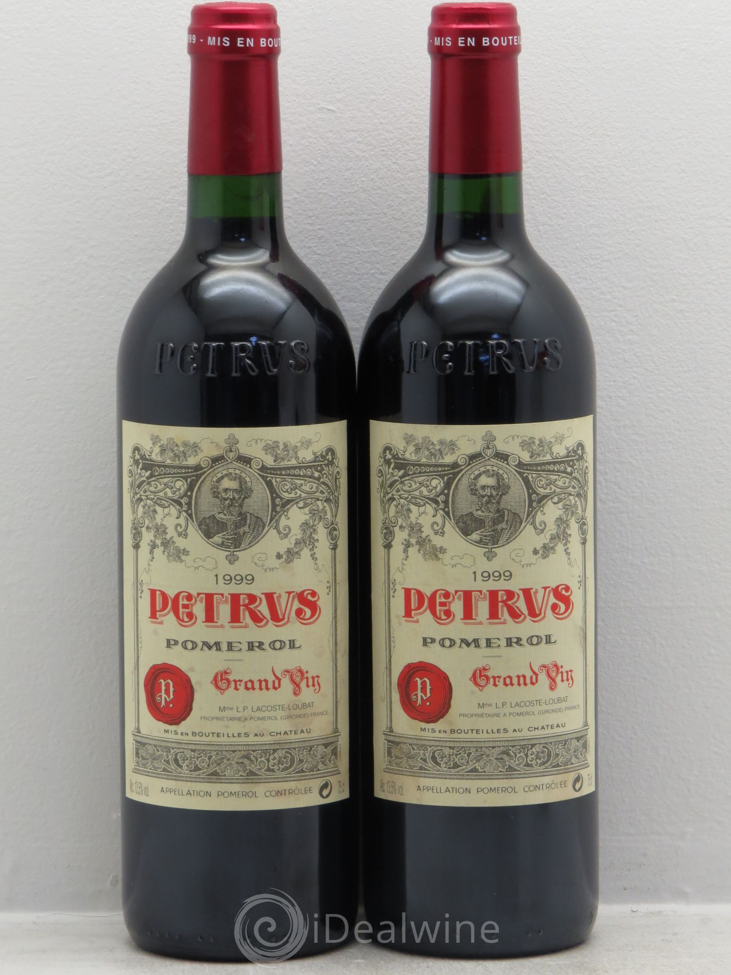 Petrus 1999 - Lot de 2 bouteilles - 0