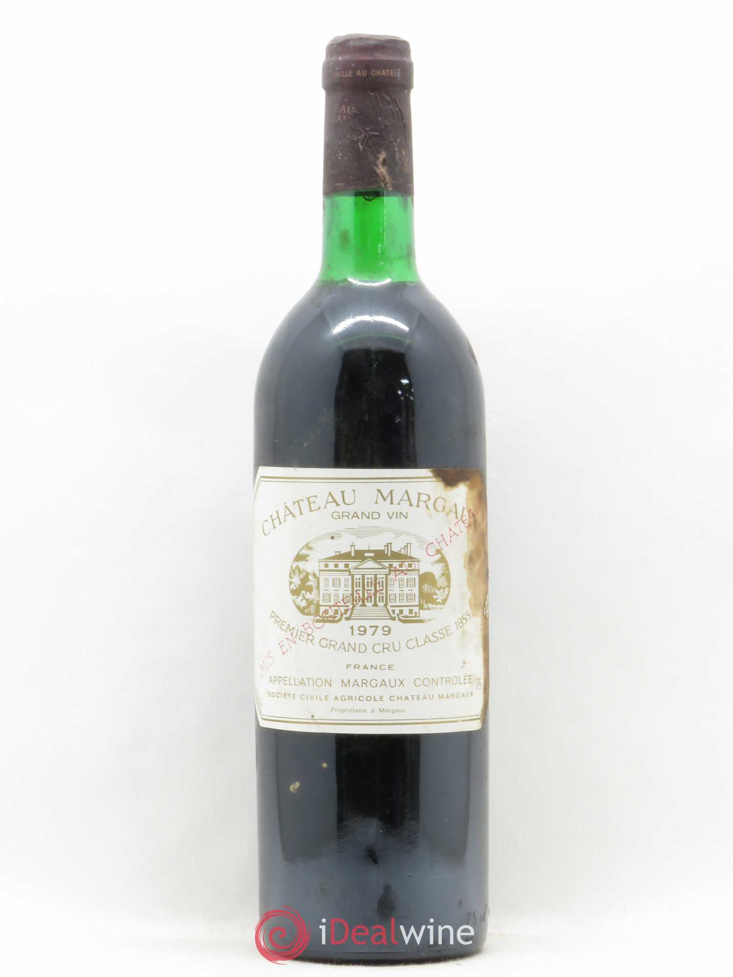 Château Margaux 1er Grand Cru Classé 1979 - Lot de 1 bouteille - 0