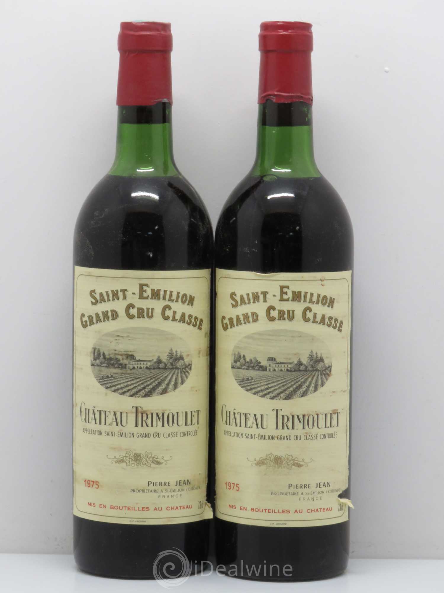 Château Trimoulet (sans prix de réserve) 1975 - Lot de 2 bouteilles - 0