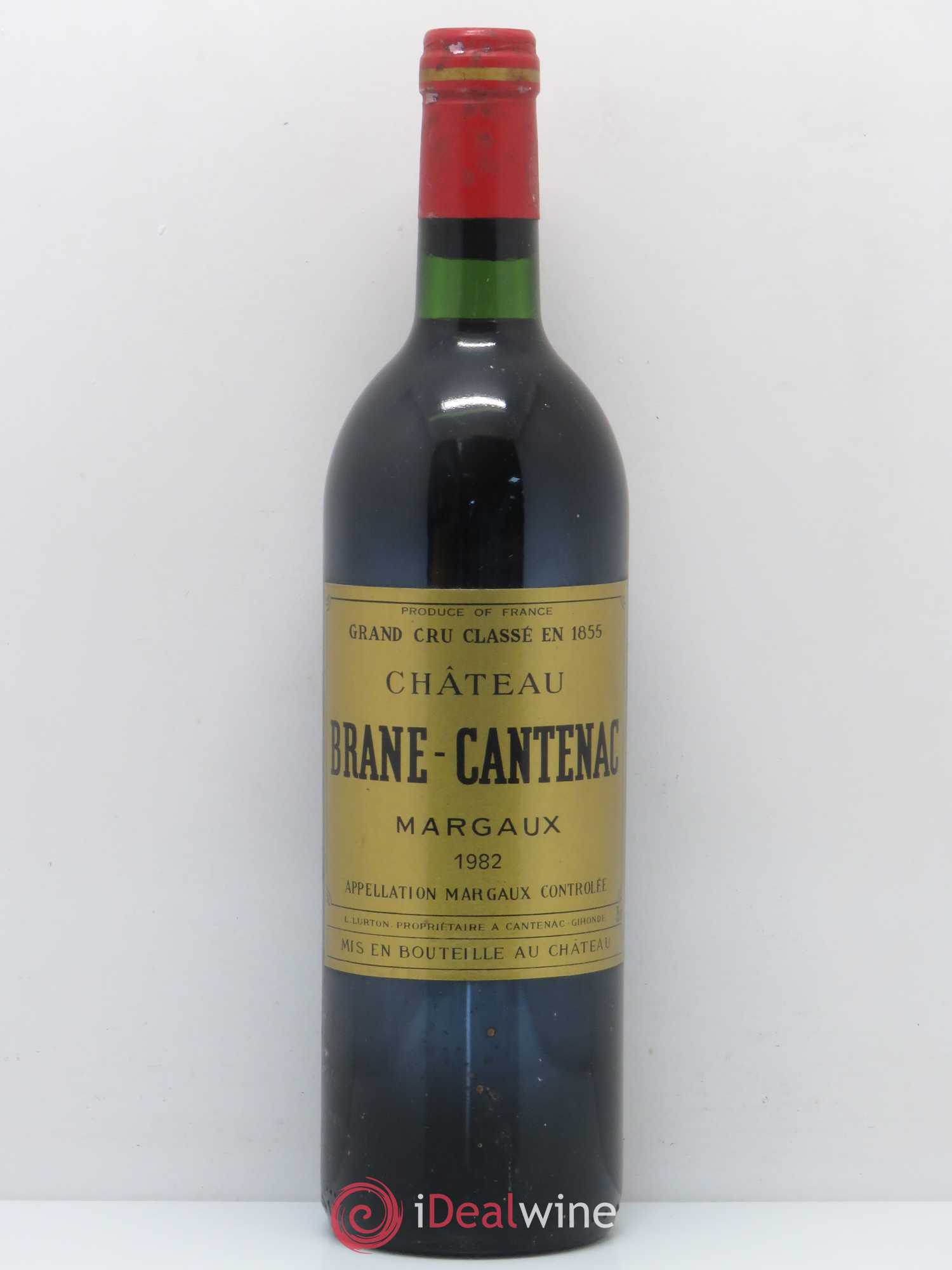 Château Brane Cantenac 2ème Grand Cru Classé 1982 - Lot de 1 bouteille - 0