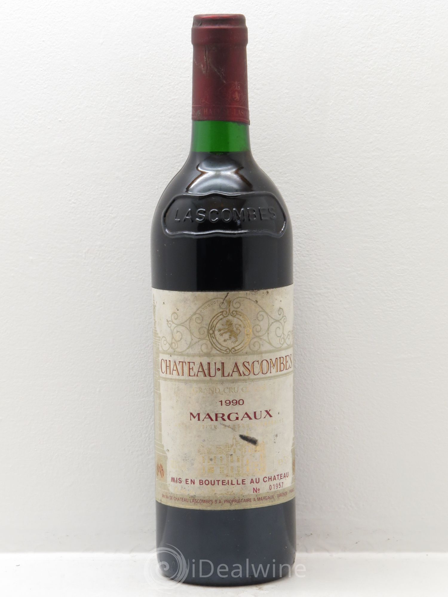 Château Lascombes 2ème Grand Cru Classé 1990 - Lot de 1 bouteille - 0