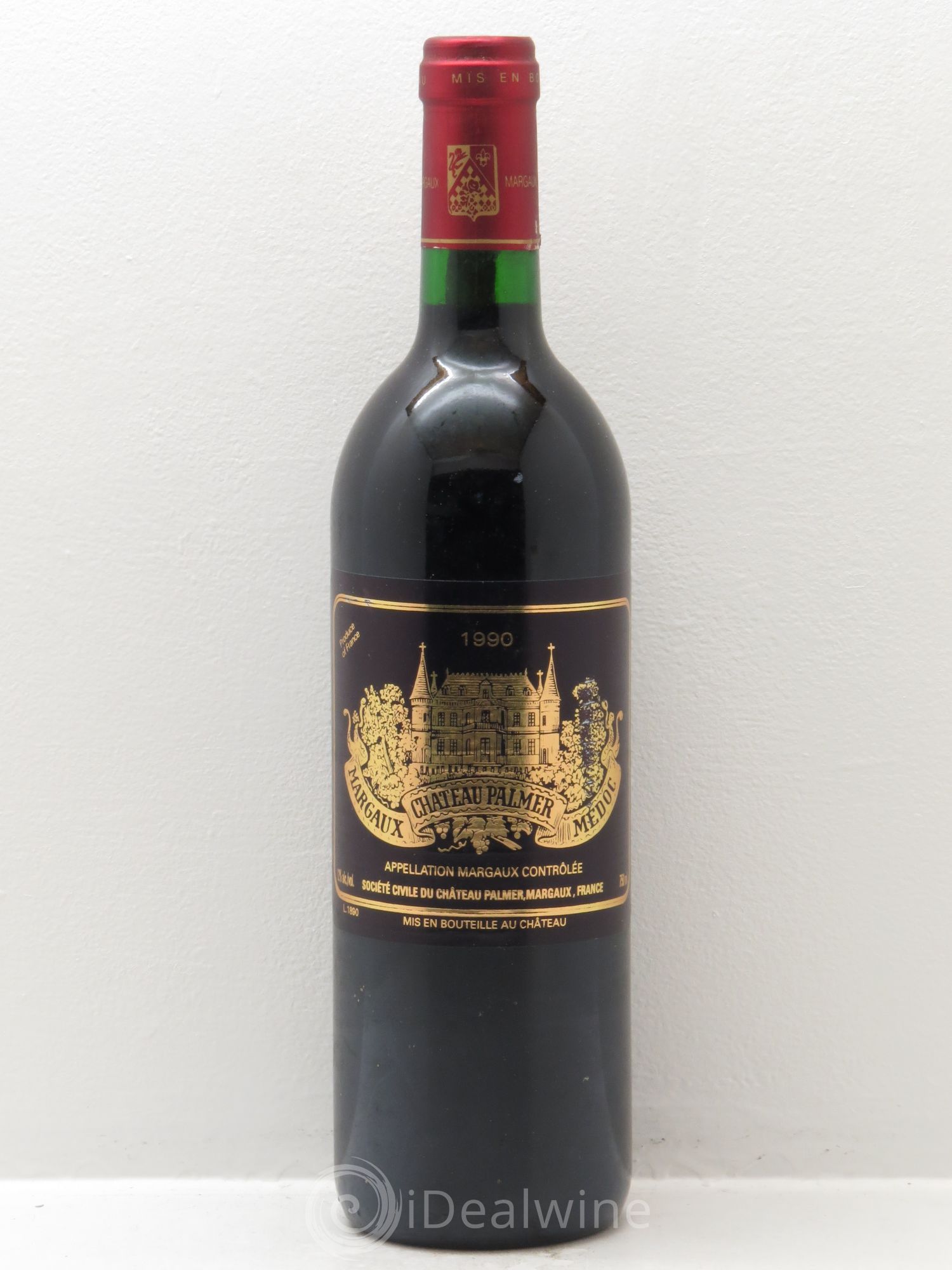 Château Palmer 3ème Grand Cru Classé 1990 - Lot de 1 bouteille - 0