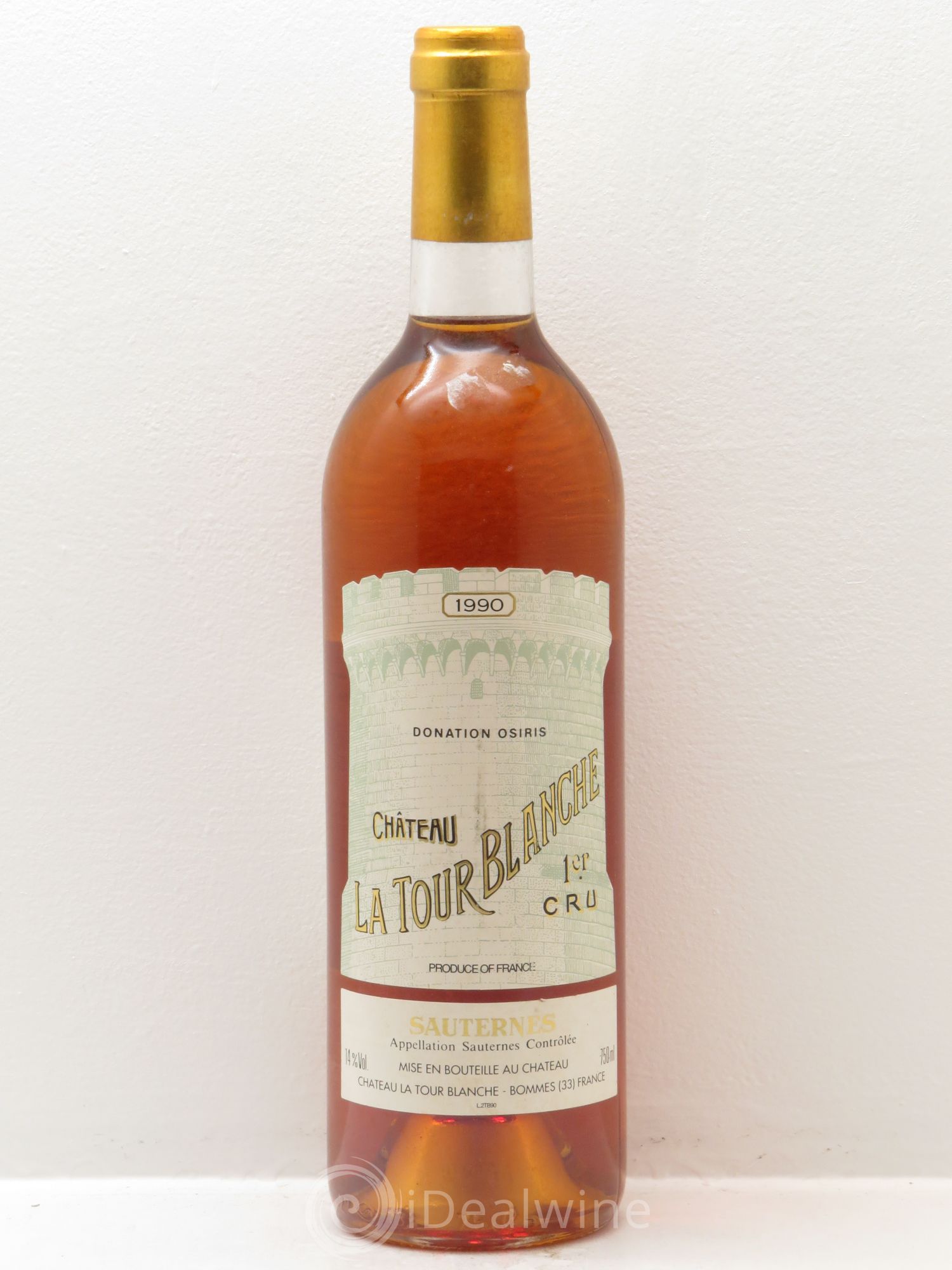 Château la Tour Blanche 1er Grand Cru Classé 1990 - Lotto di 1 bottiglia - 0