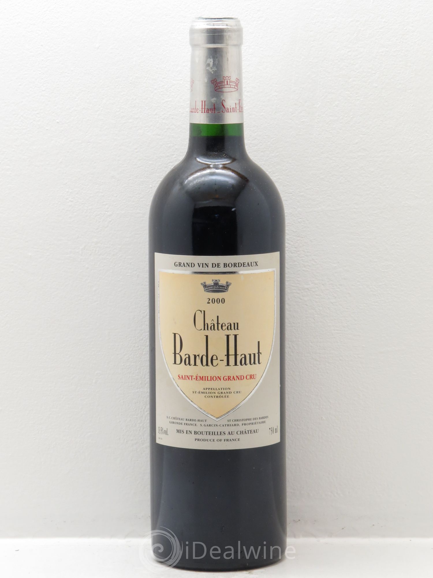 Château Barde Haut Grand Cru Classé 2000 - Lot de 1 bouteille - 0