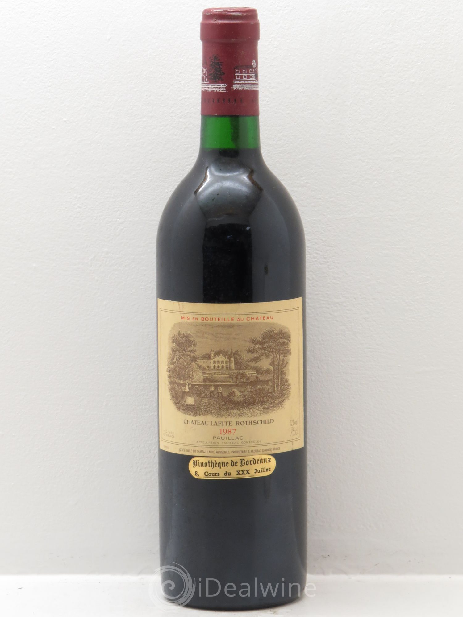 Château Lafite Rothschild 1er Grand Cru Classé 1987 - Lot de 1 bouteille - 0