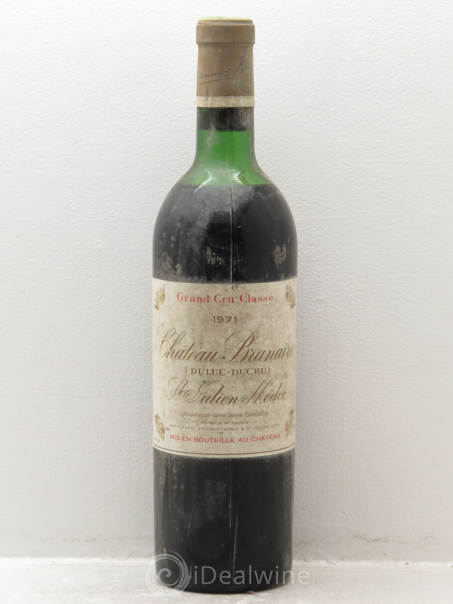 Château Branaire Ducru 4ème Grand Cru Classé 1971 - Lot de 1 bouteille - 0