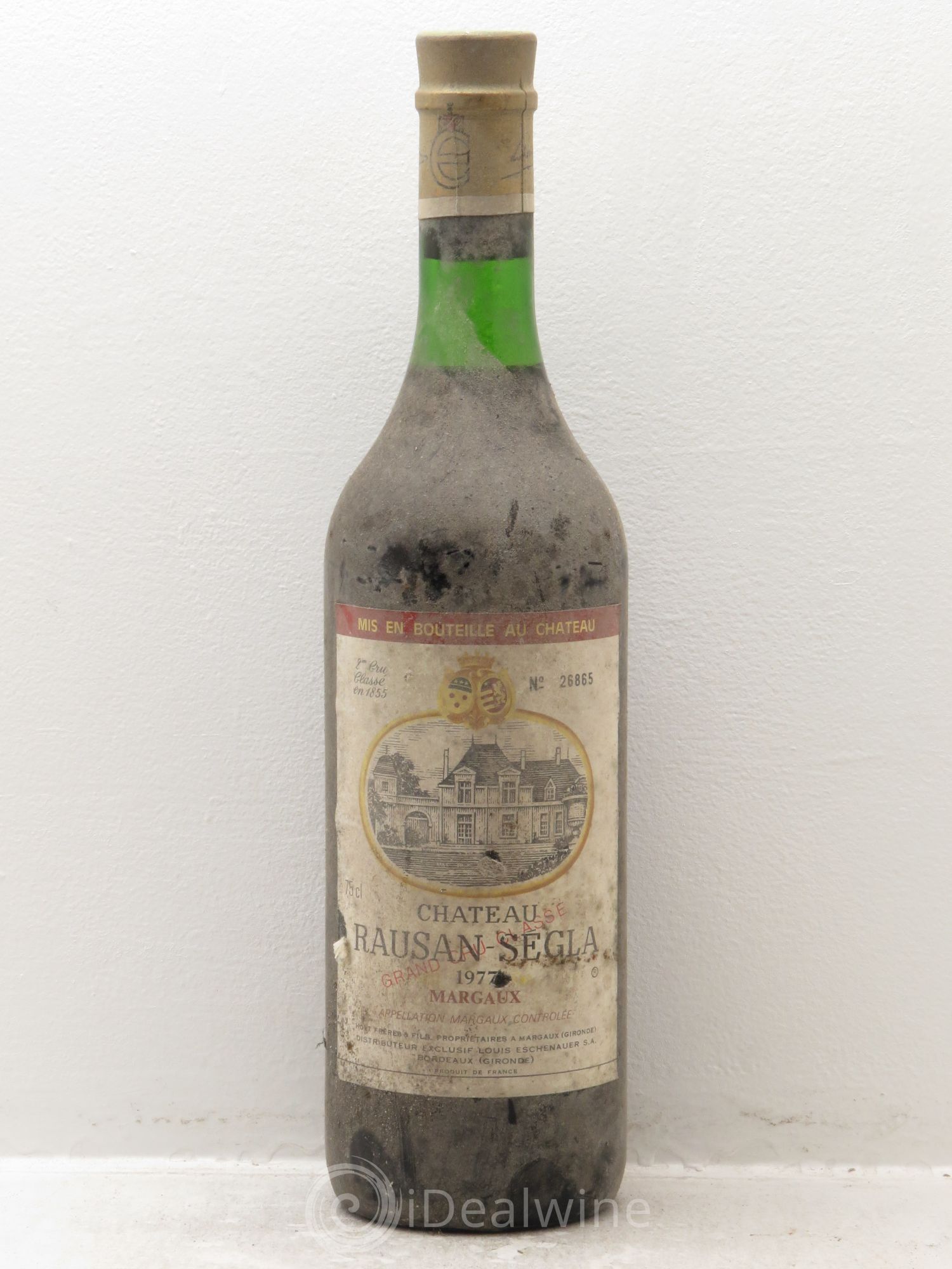 Château Rauzan Ségla Grand Cru Classé 1977 - Lot de 1 bouteille - 0
