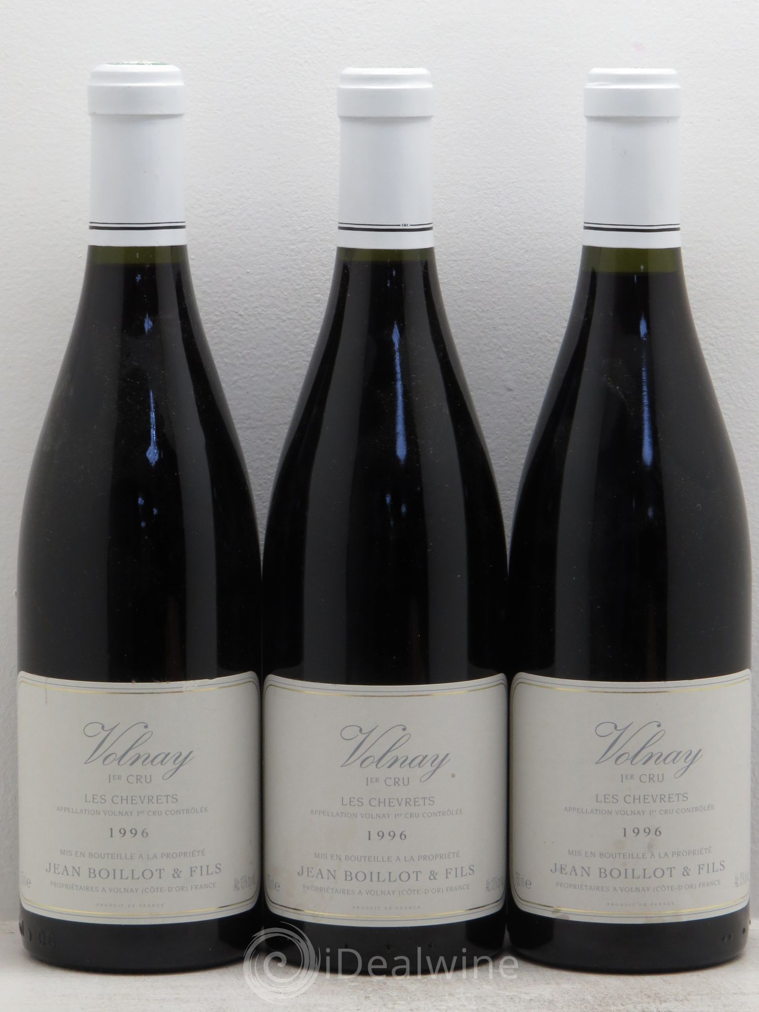 Volnay 1er Cru Jean Boillot et fils 1996 - Posten von 3 Flaschen - 0
