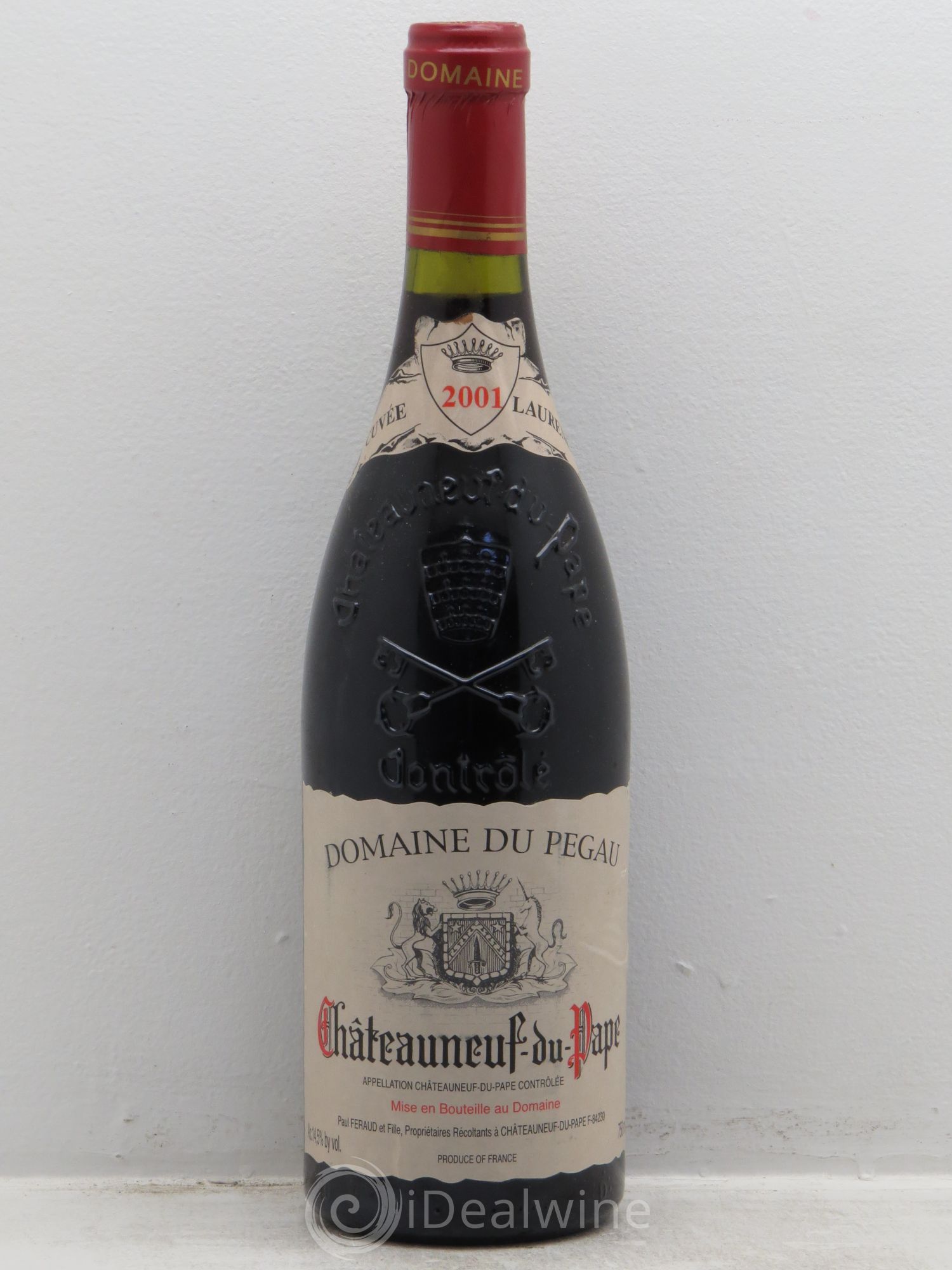 Châteauneuf-du-Pape Domaine du Pégau Cuvée Laurence Paul et Laurence Féraud 2001 - Lot de 1 bouteille - 0