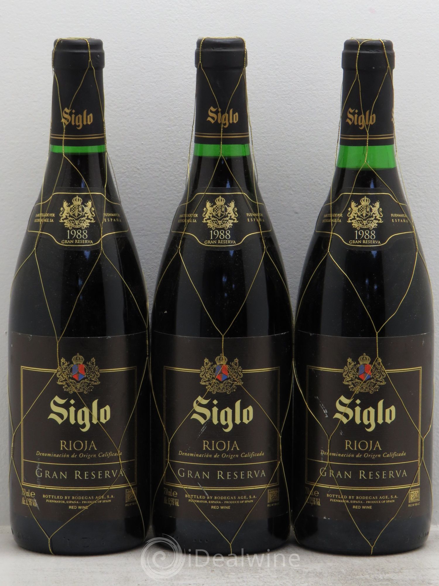 Rioja DOCA Siglo -Gran Reserva 1988 - Posten von 3 Flaschen - 0
