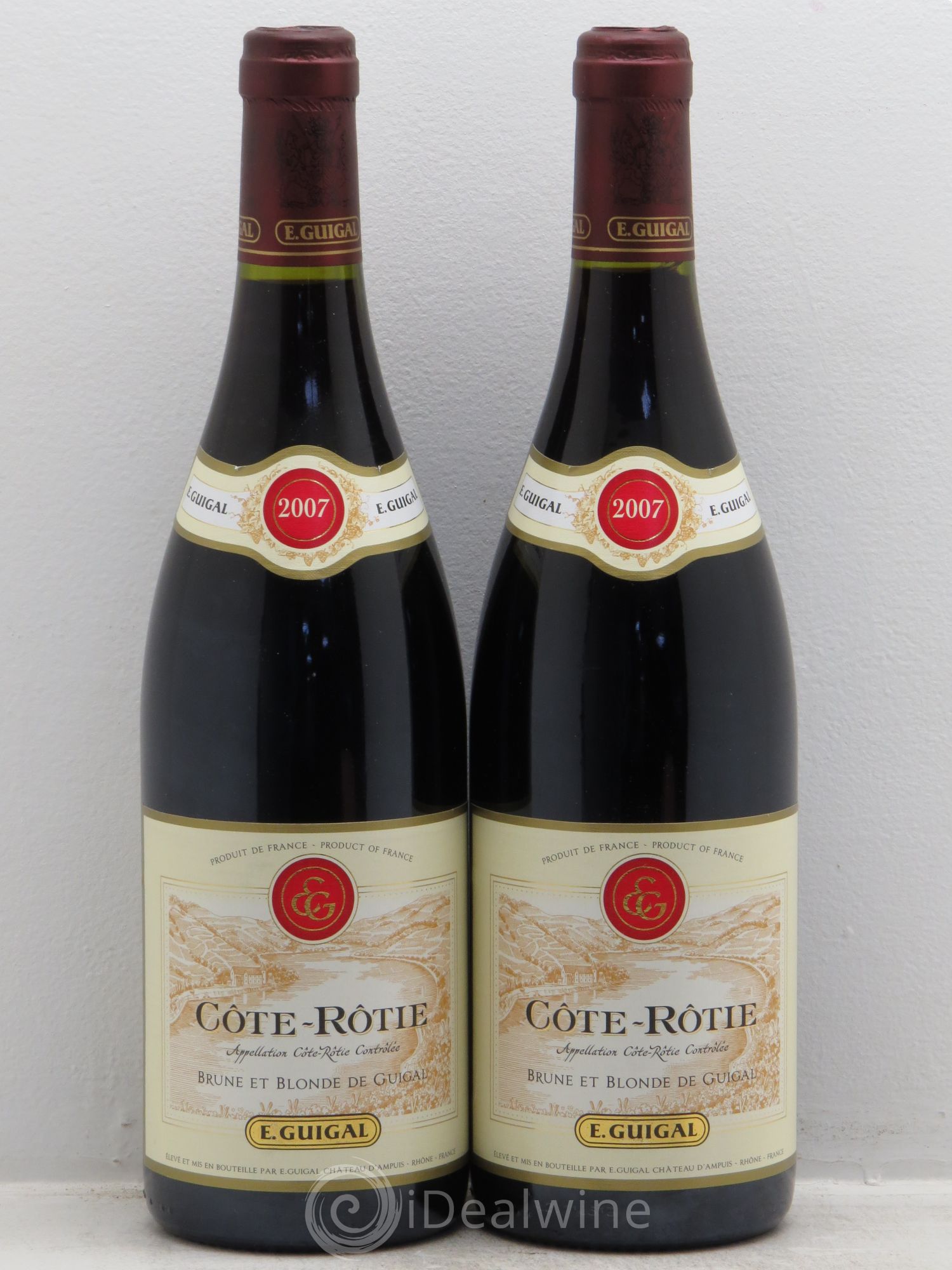 Côte-Rôtie Côtes Brune et Blonde Guigal 2007 - Lot de 2 bouteilles - 0