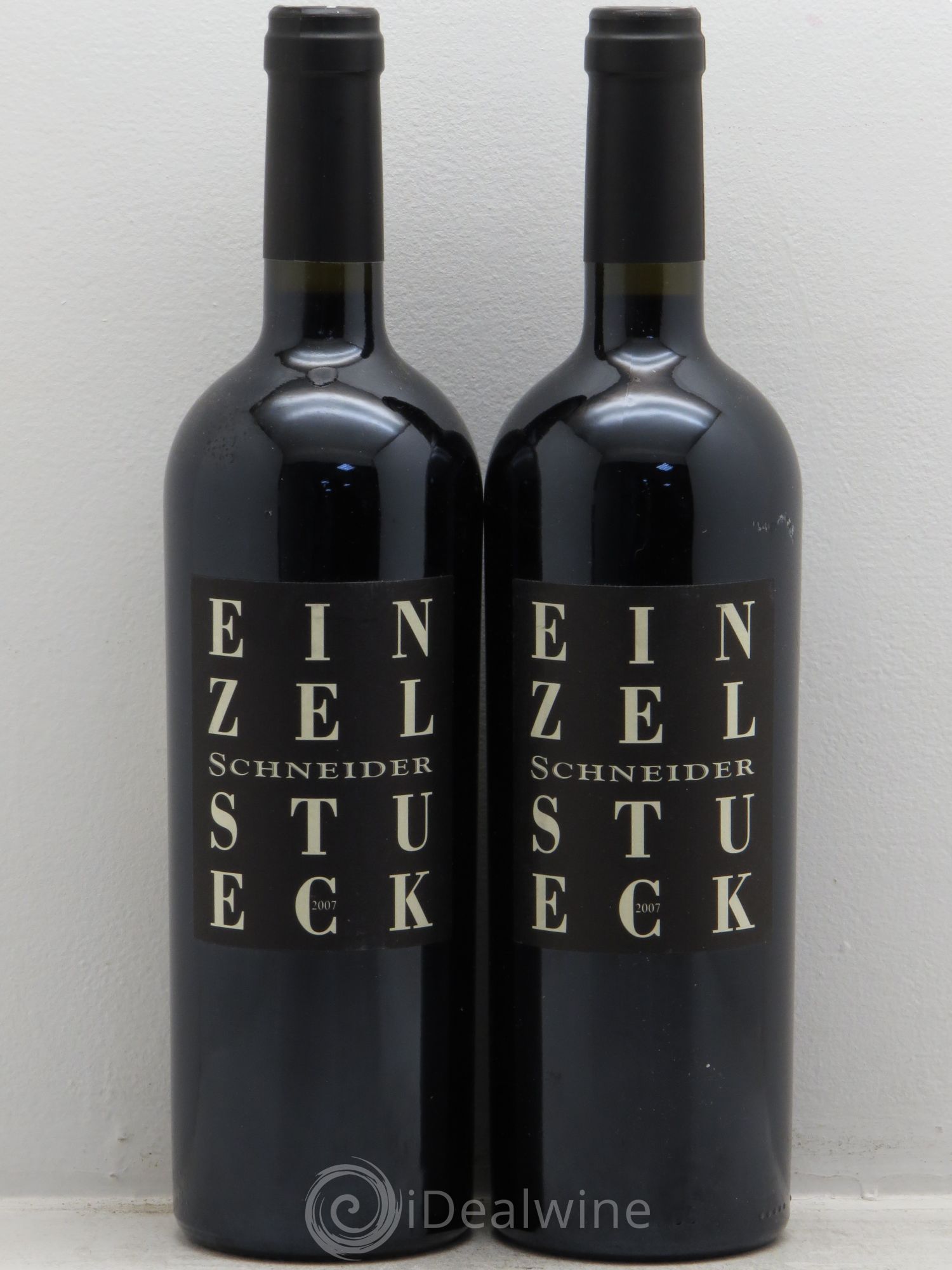 Allemagne schneider einzelstueck .pfalz rotwein 2007 - Posten von 2 Flaschen - 0