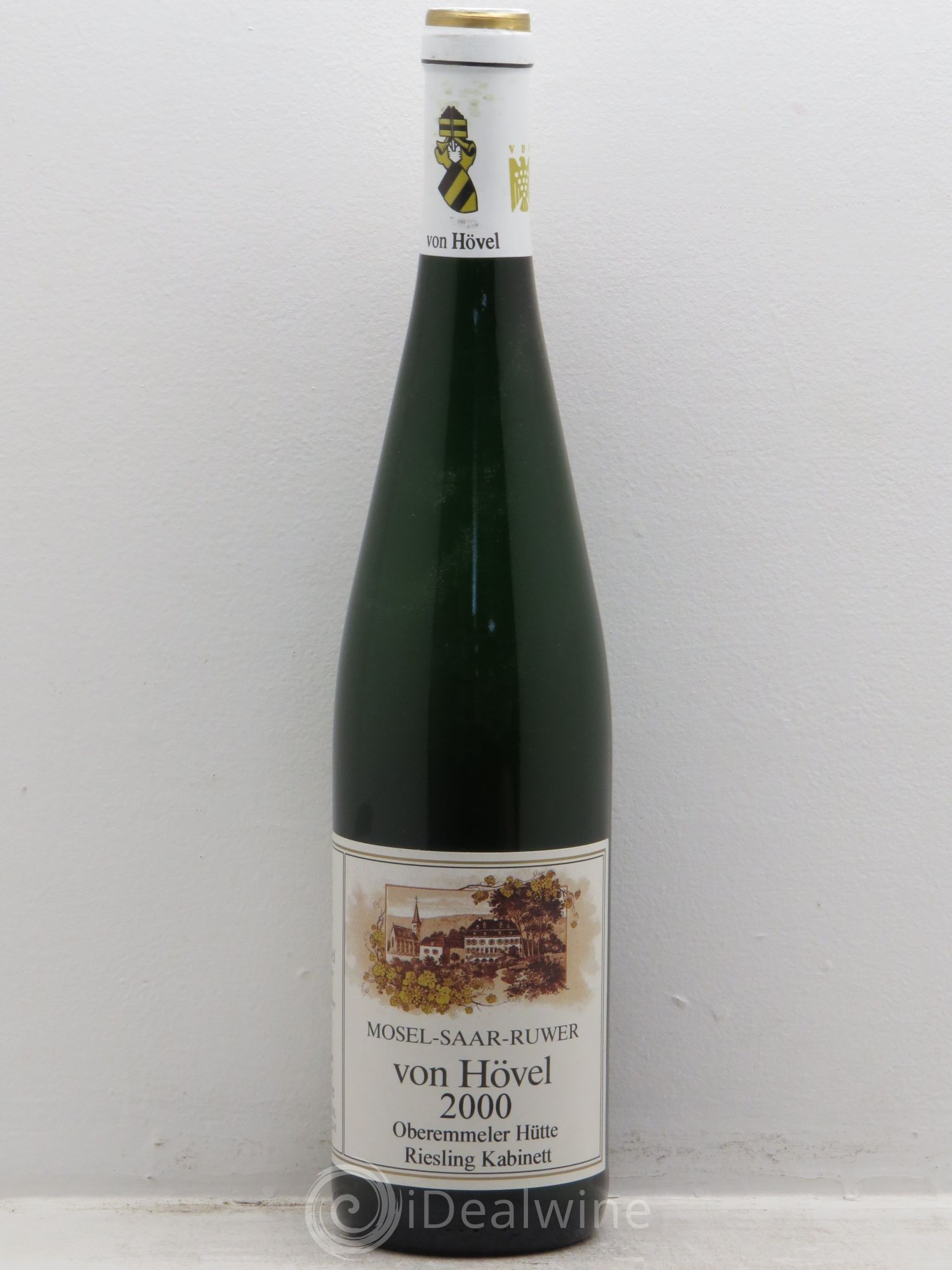 Allemagne Riesling Kabinett .Mosel-Saar-Ruwer .Von Hovel .Oberemmeler Hutte 2000 - Posten von 1 Flasche - 0