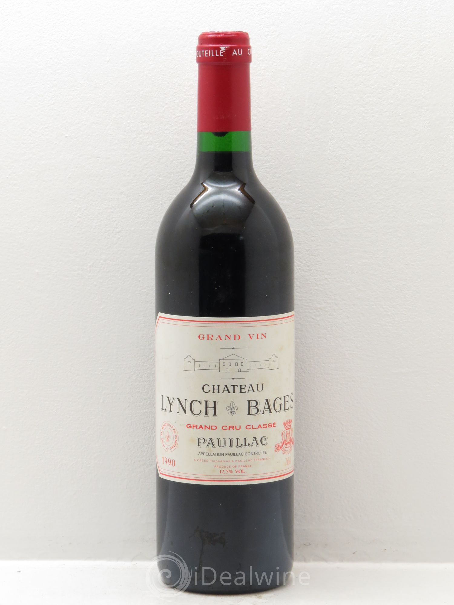 Château Lynch Bages 5ème Grand Cru Classé 1990 - Lot de 1 bouteille - 0