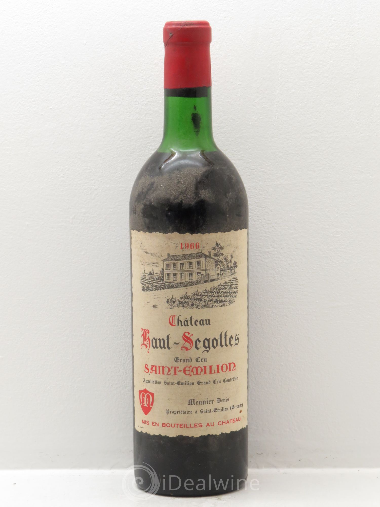 Saint-Émilion Château Haut Segottes 1966 - Lot de 1 bouteille - 0