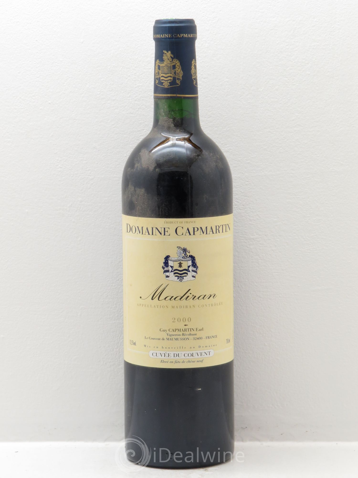 Madiran Cuvée du Couvent - Domaine Capmartin 2000 - Posten von 1 Flasche - 0
