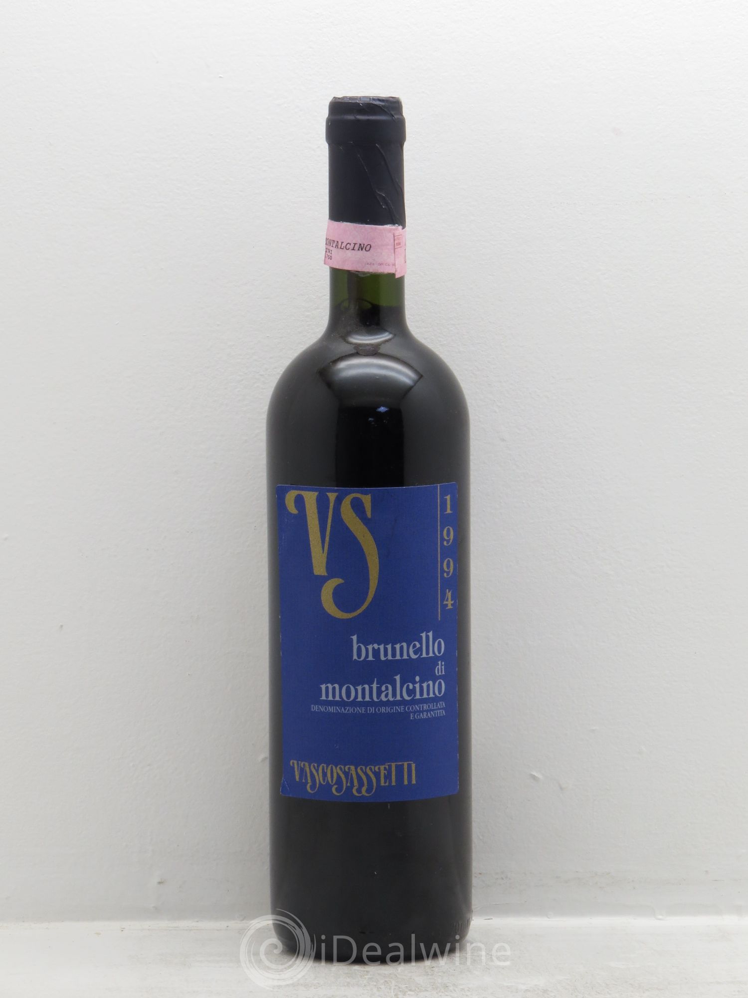 Brunello di Montalcino Vasco Sassetti 1994 - Lot de 1 bouteille - 0