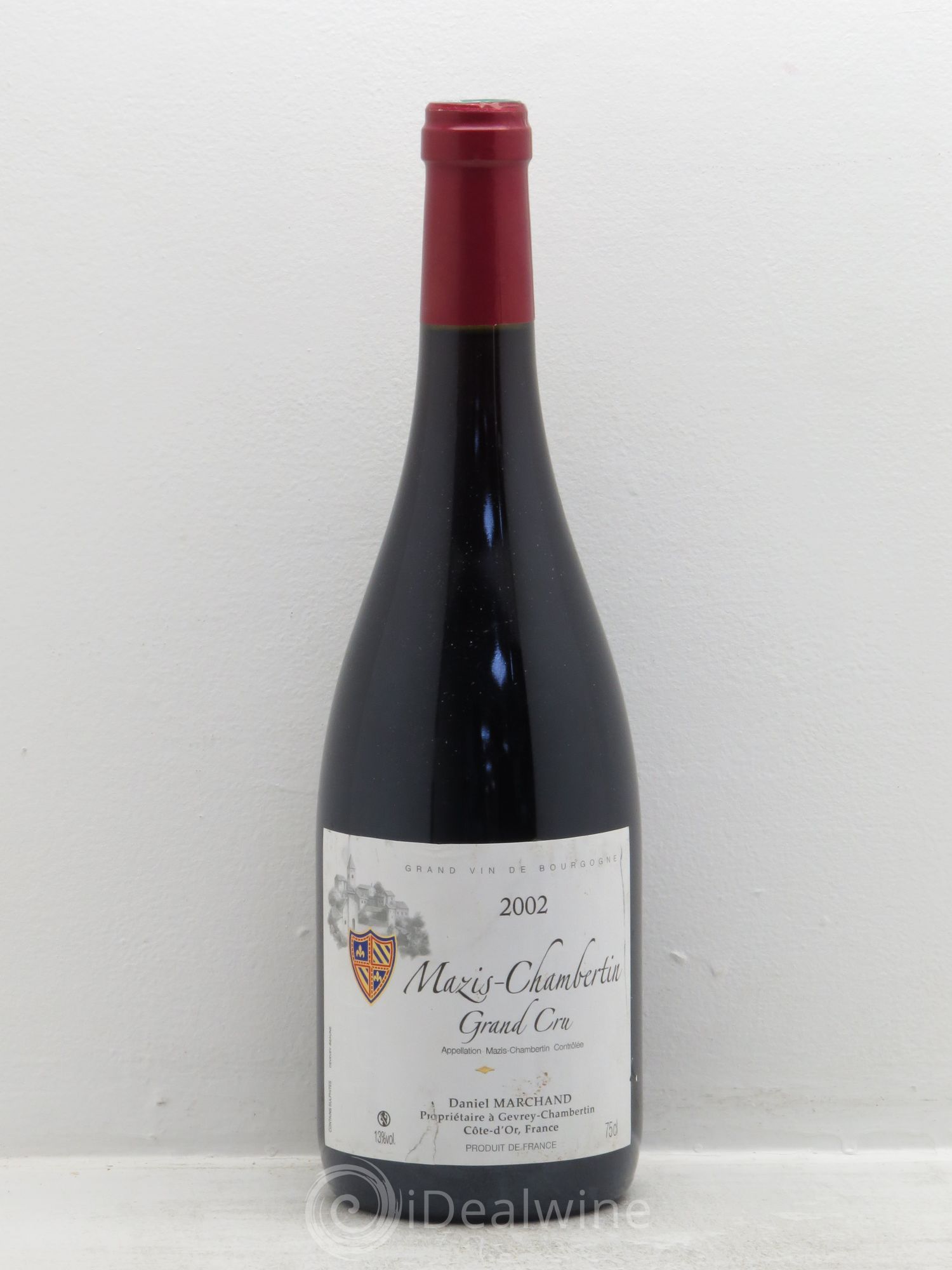 Mazis-Chambertin Grand Cru Daniel Marchand 2002 - Lot de 1 bouteille - 0