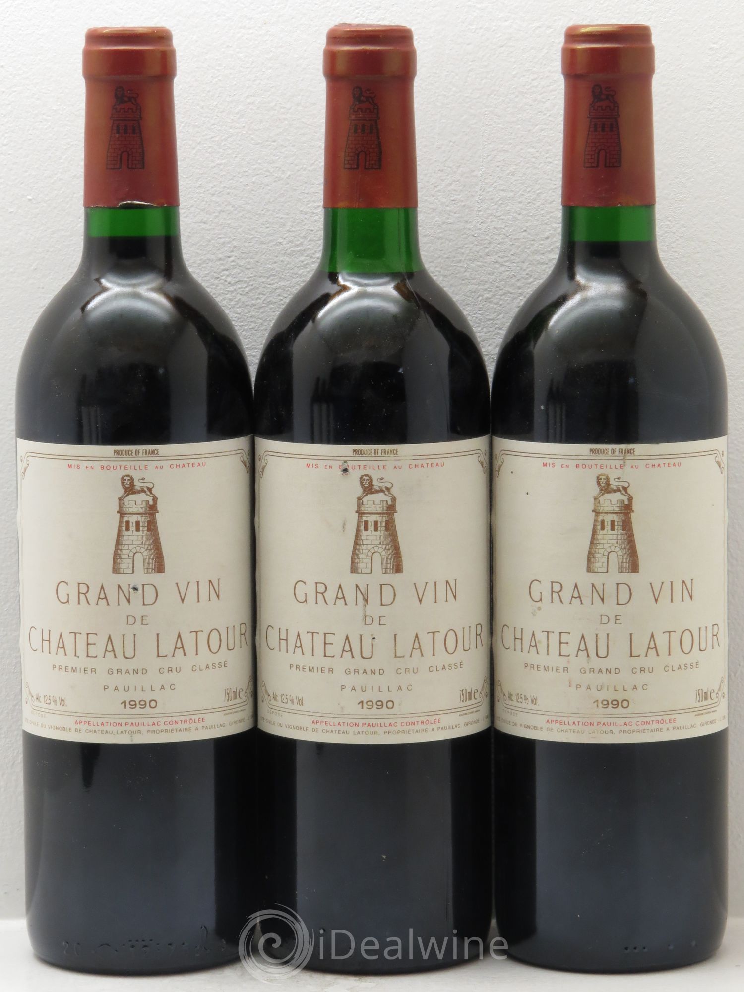 Château Latour 1er Grand Cru Classé 1990 - Lot de 6 bouteilles - 1