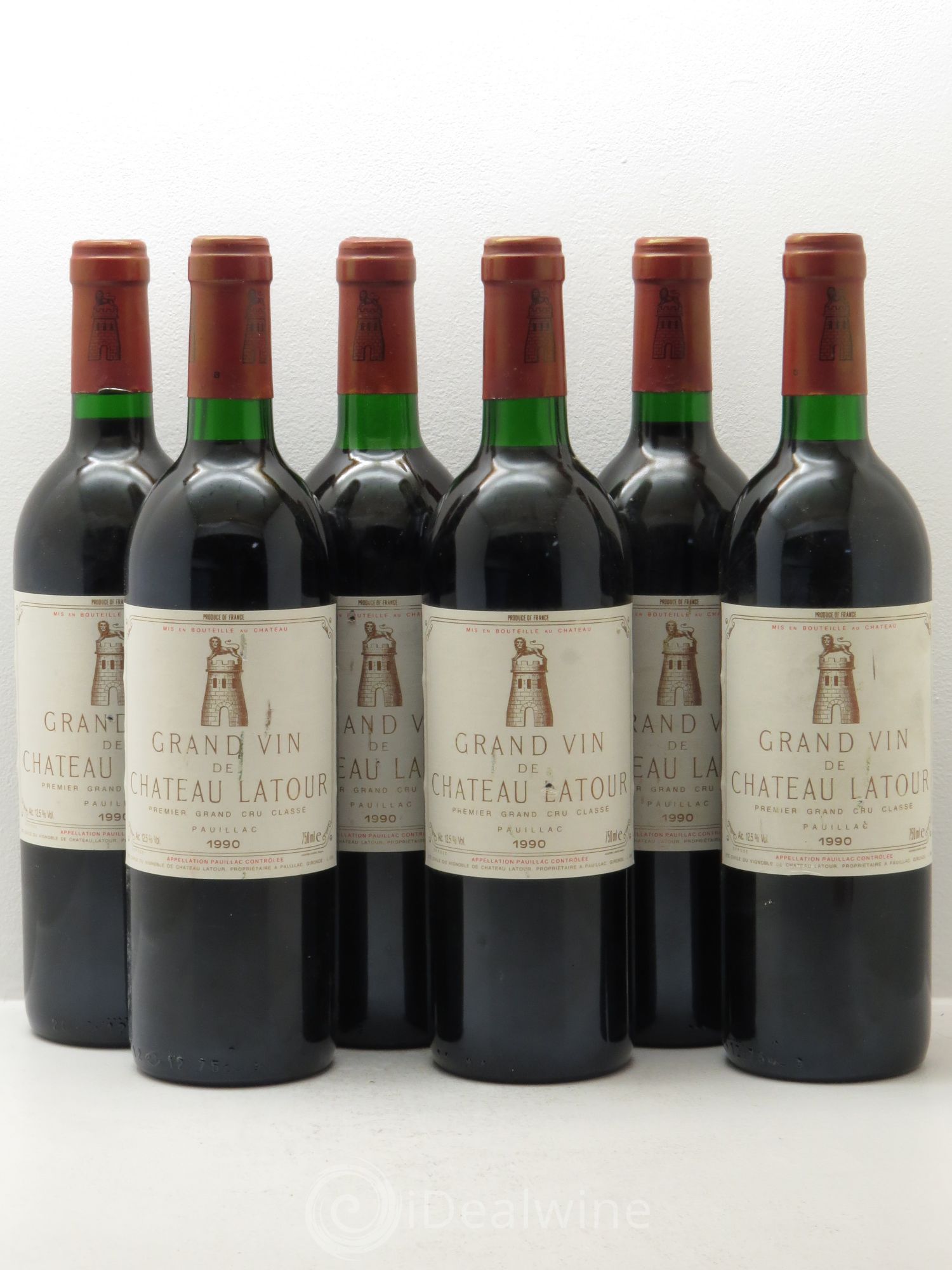 Château Latour 1er Grand Cru Classé 1990 - Lot de 6 bouteilles - 0