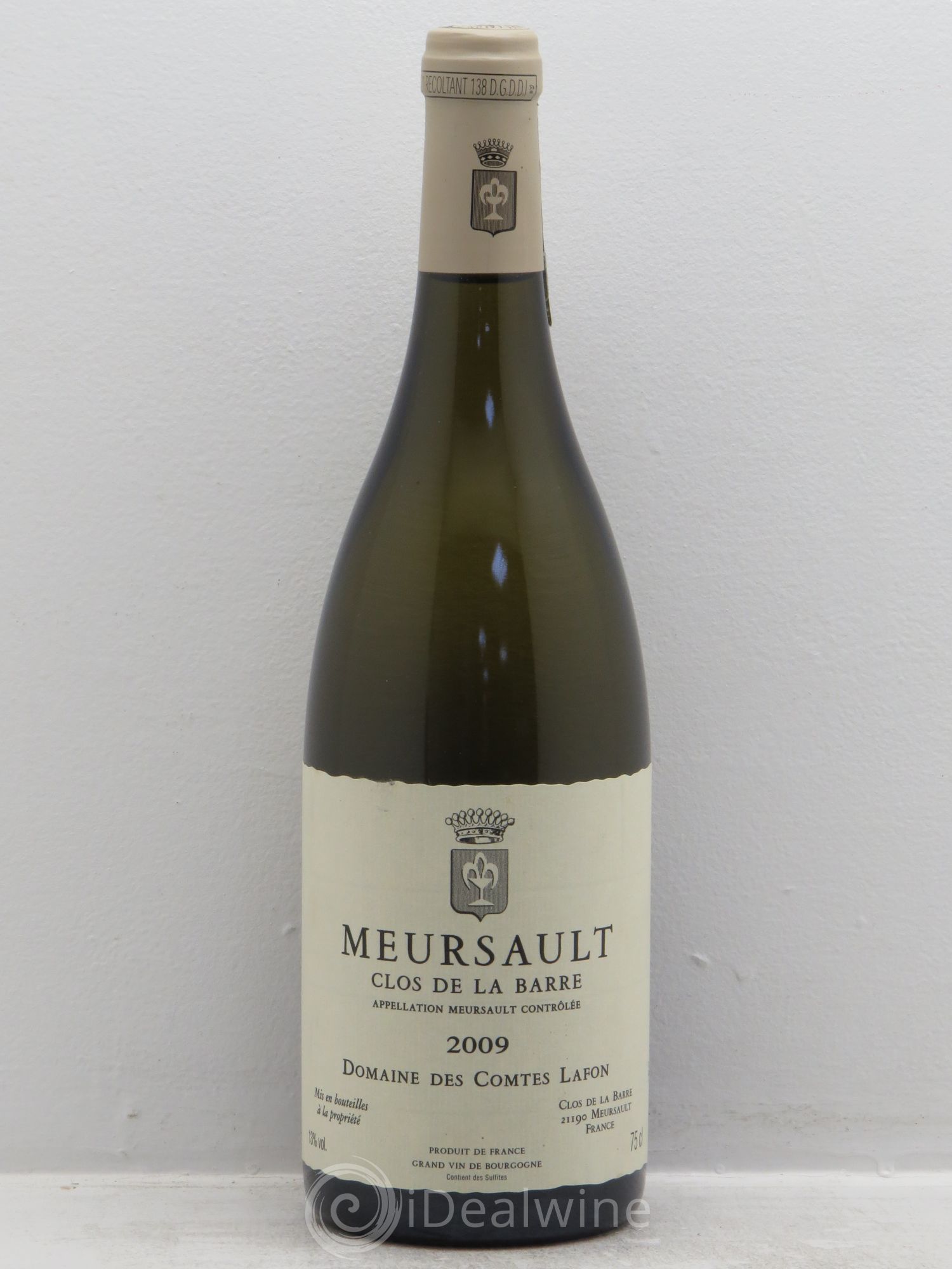 Meursault Clos de la Barre Comtes Lafon (Domaine des) 2009 - Lot de 6 bouteilles - 0