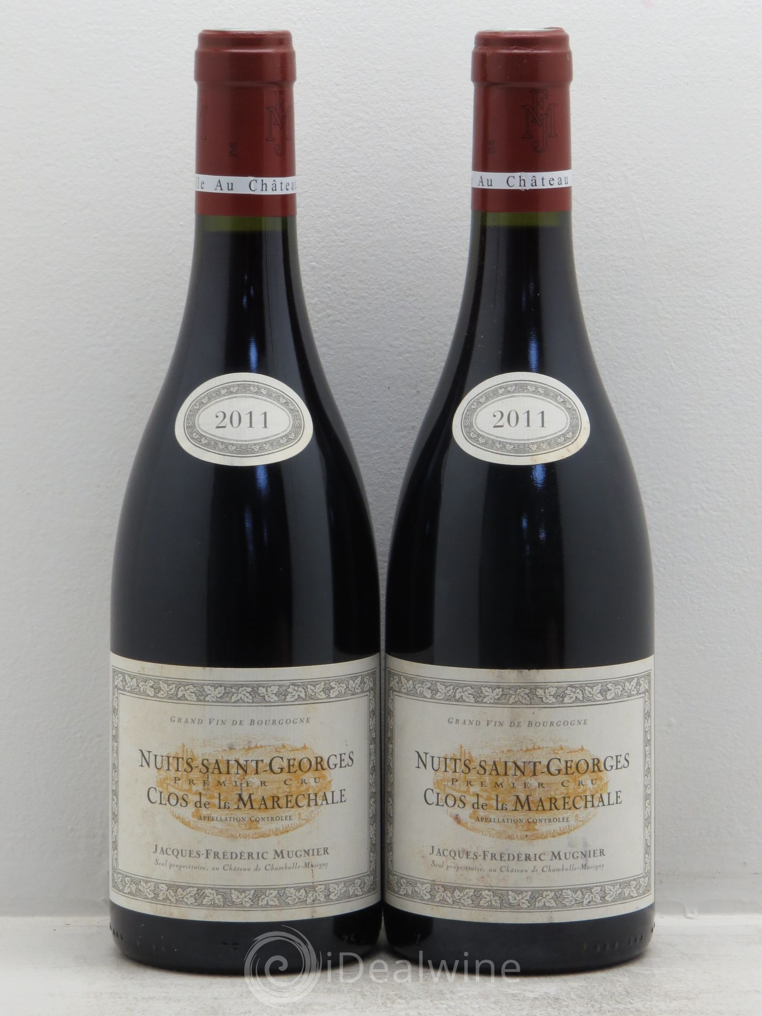 Nuits-Saint-Georges 1er Cru Clos de La Maréchale Jacques-Frédéric Mugnier 2011 - Lot de 2 bouteilles - 0