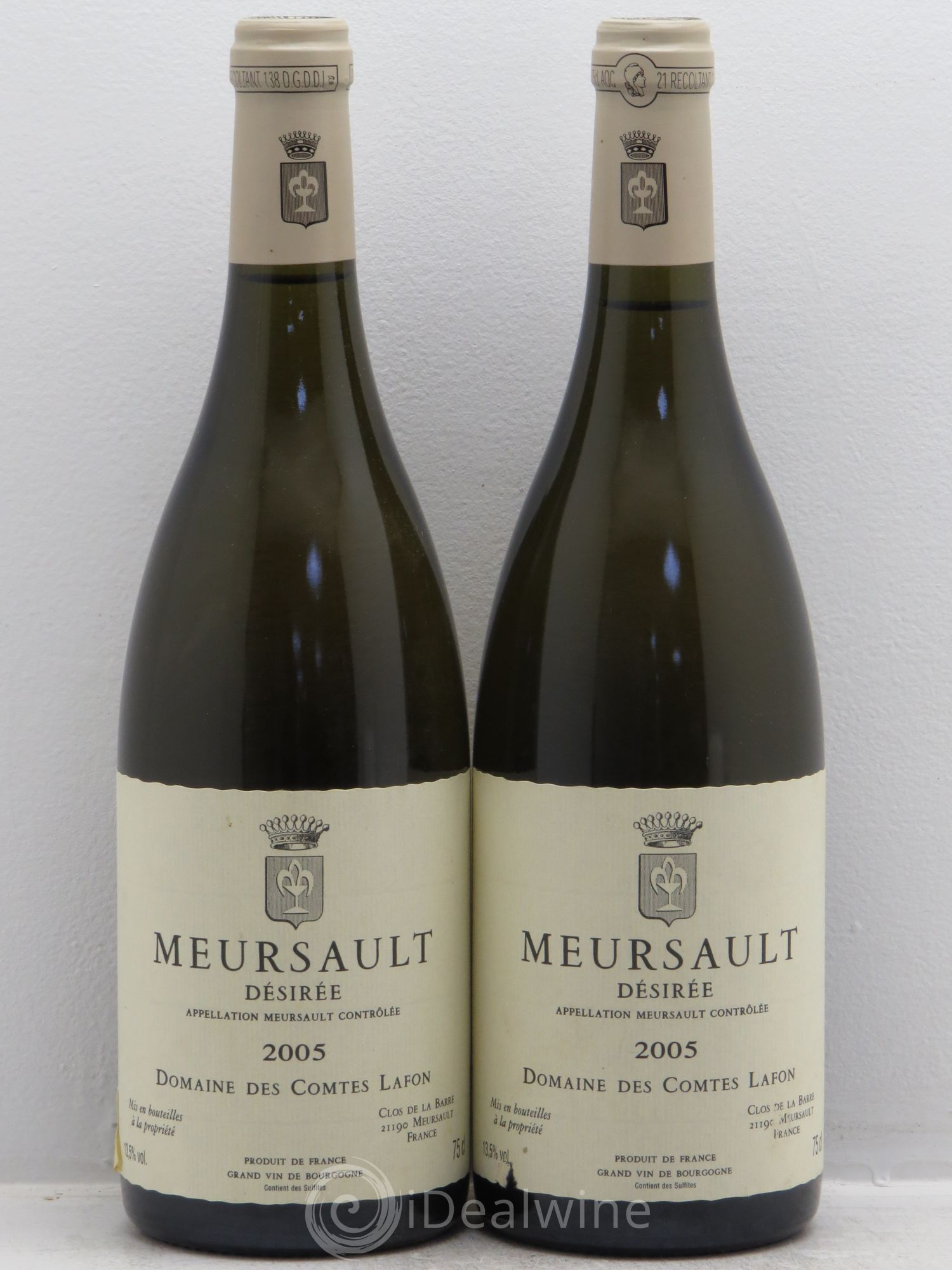 Meursault Désirée Comtes Lafon (Domaine des) 2005 - Lot de 2 bouteilles - 0
